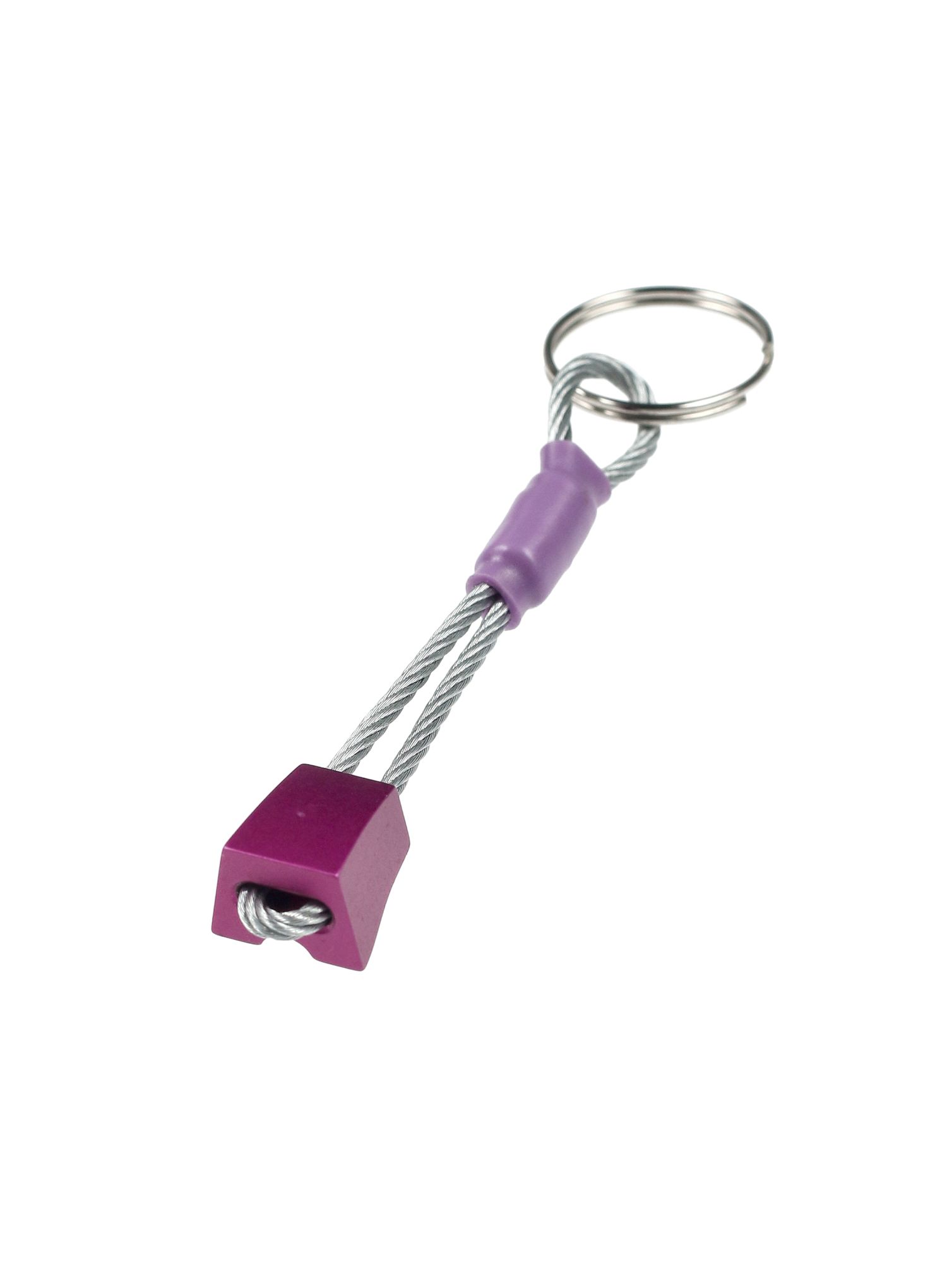 Obesek FujFuj Keychain Nut - purple/purple