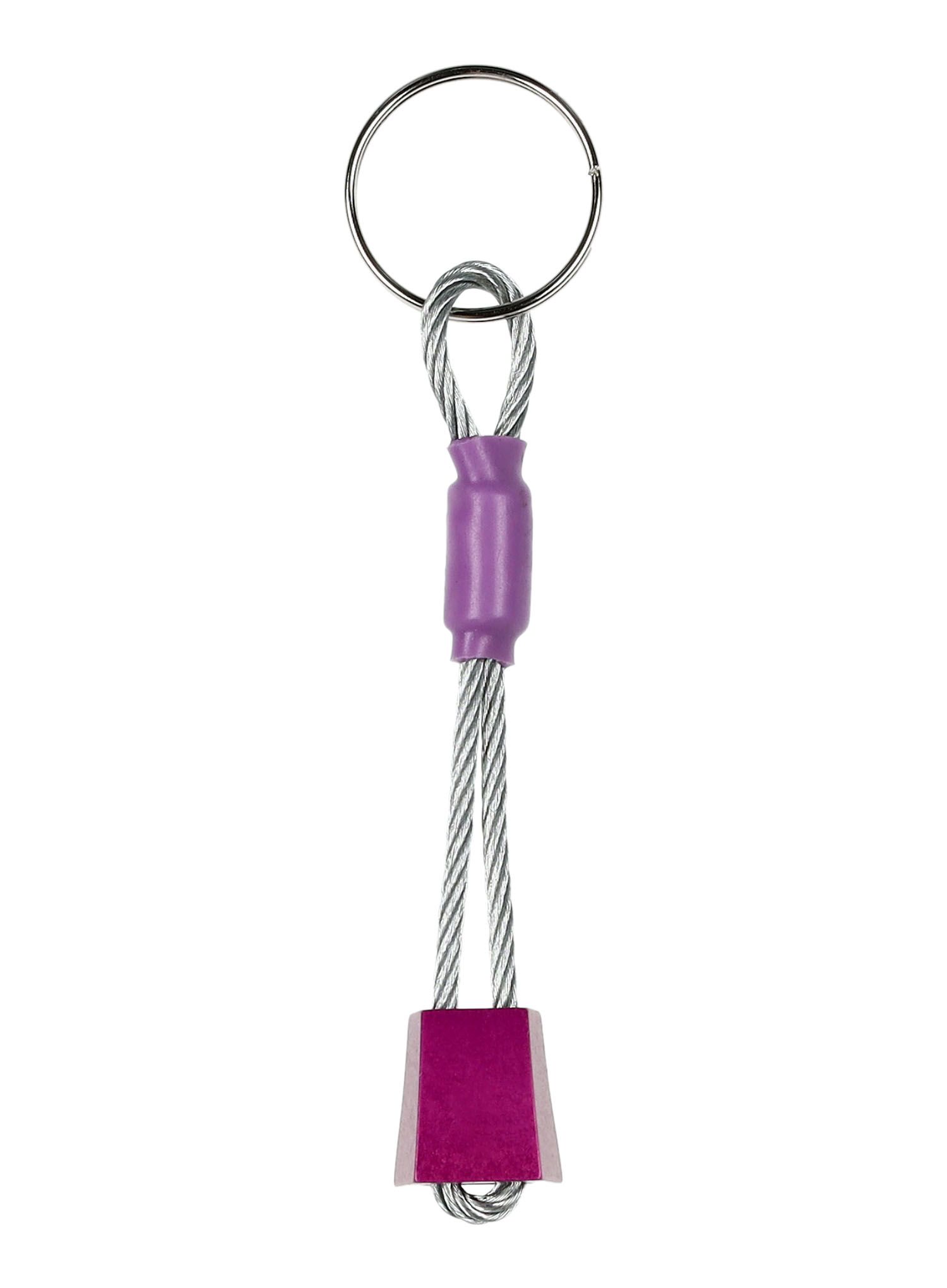 Obesek FujFuj Keychain Nut - purple/purple