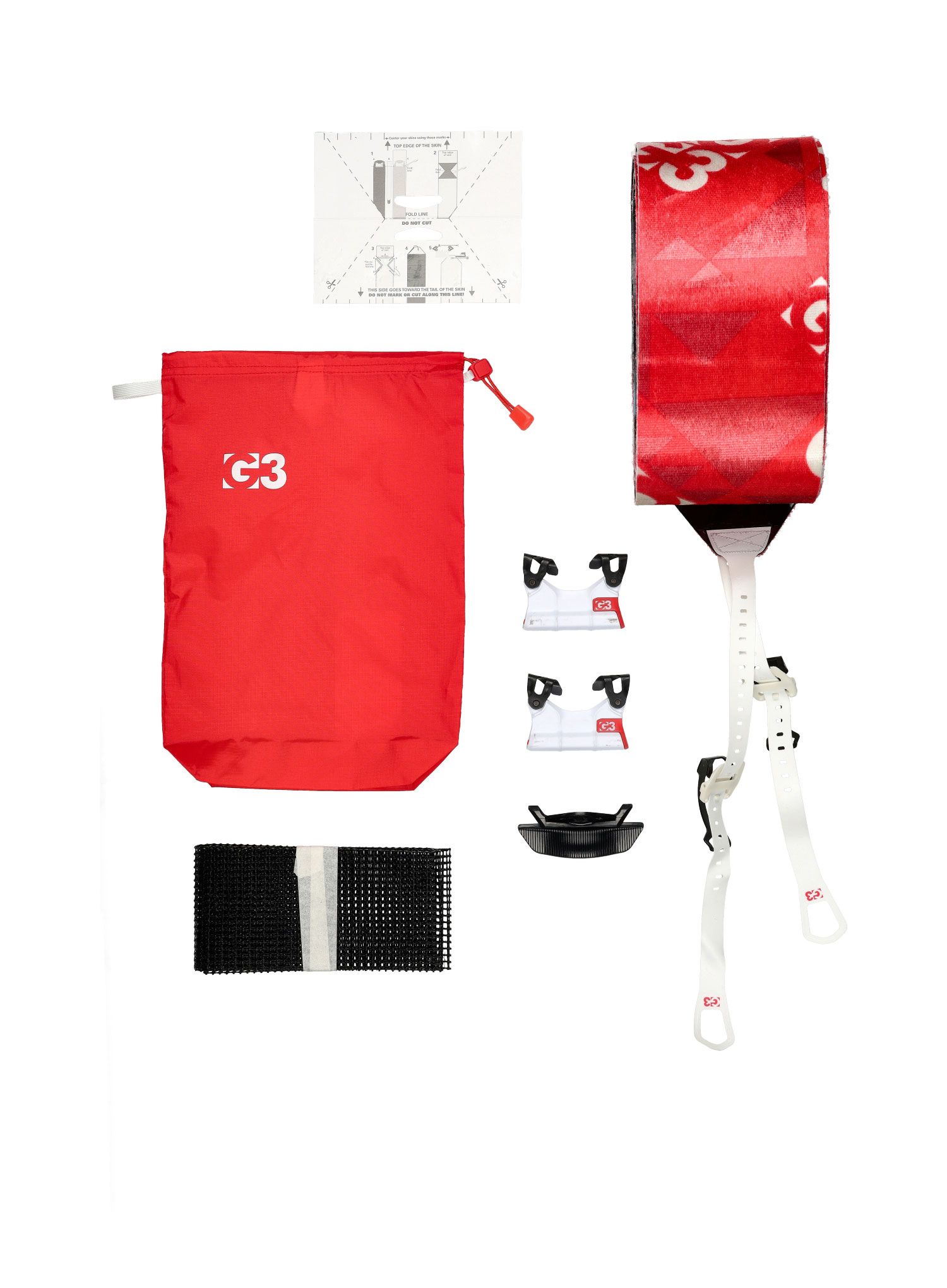 Kože G3 Escapist Universal 120 mm - red/red