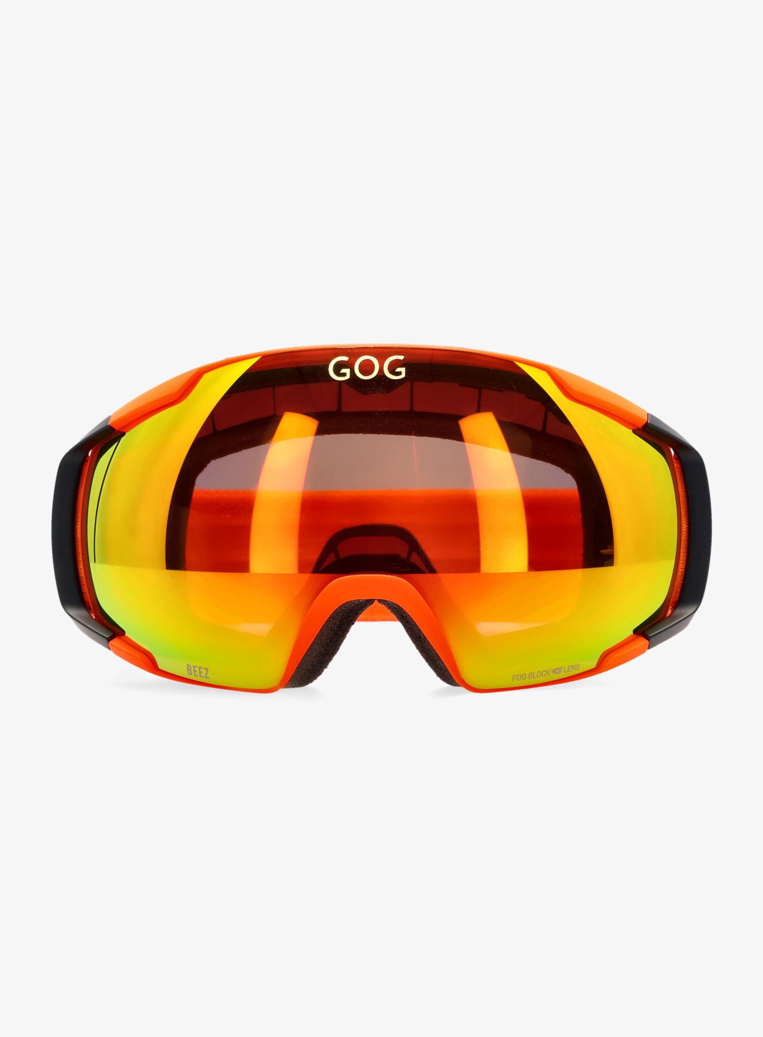 Smučarska očala GOG Beez - matt neon orange/poly.red
