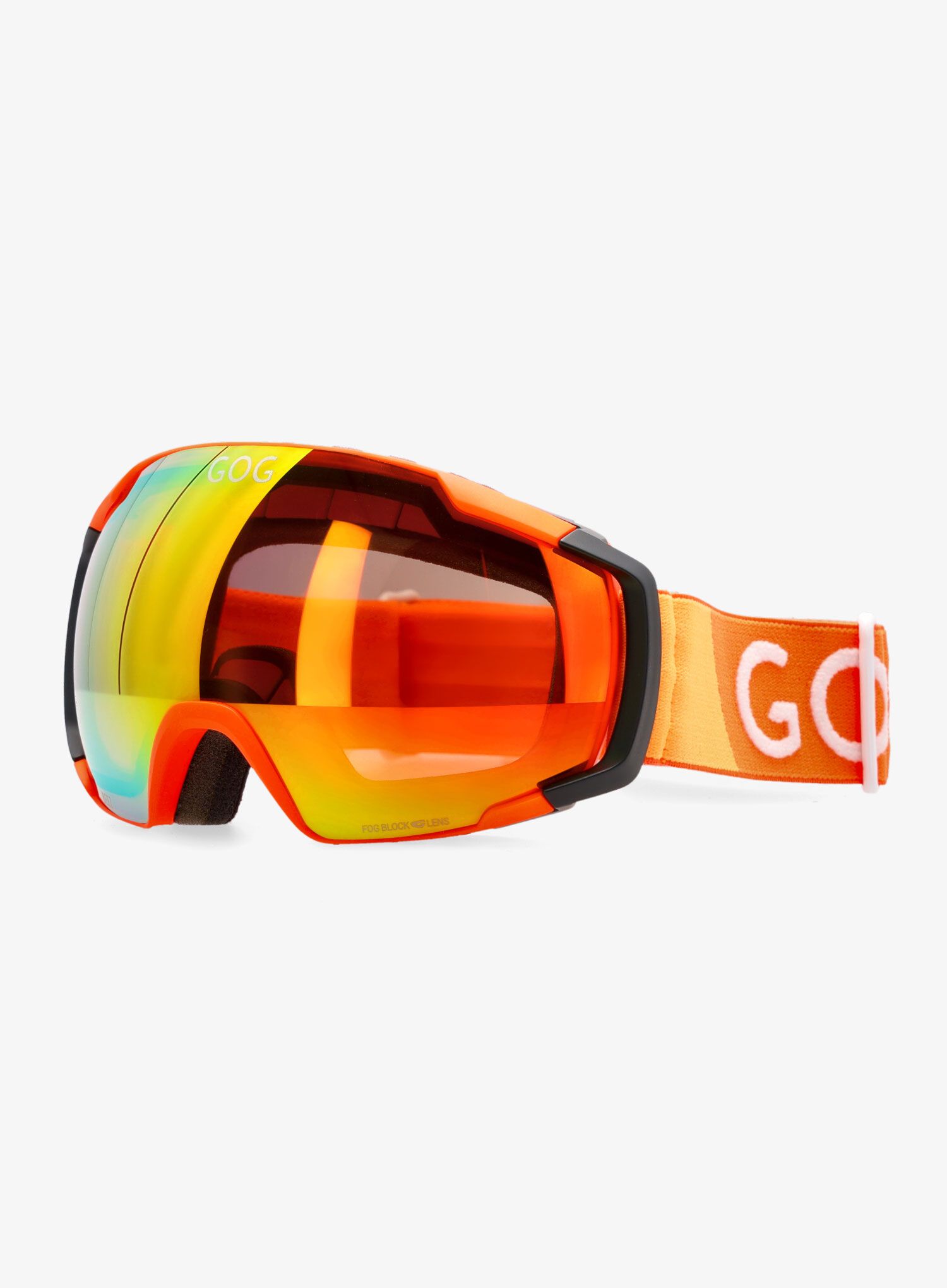Smučarska očala GOG Beez - matt neon orange/poly.red
