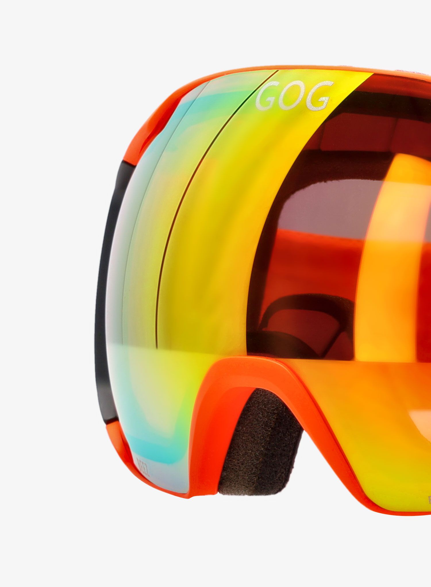 Smučarska očala GOG Beez - matt neon orange/poly.red