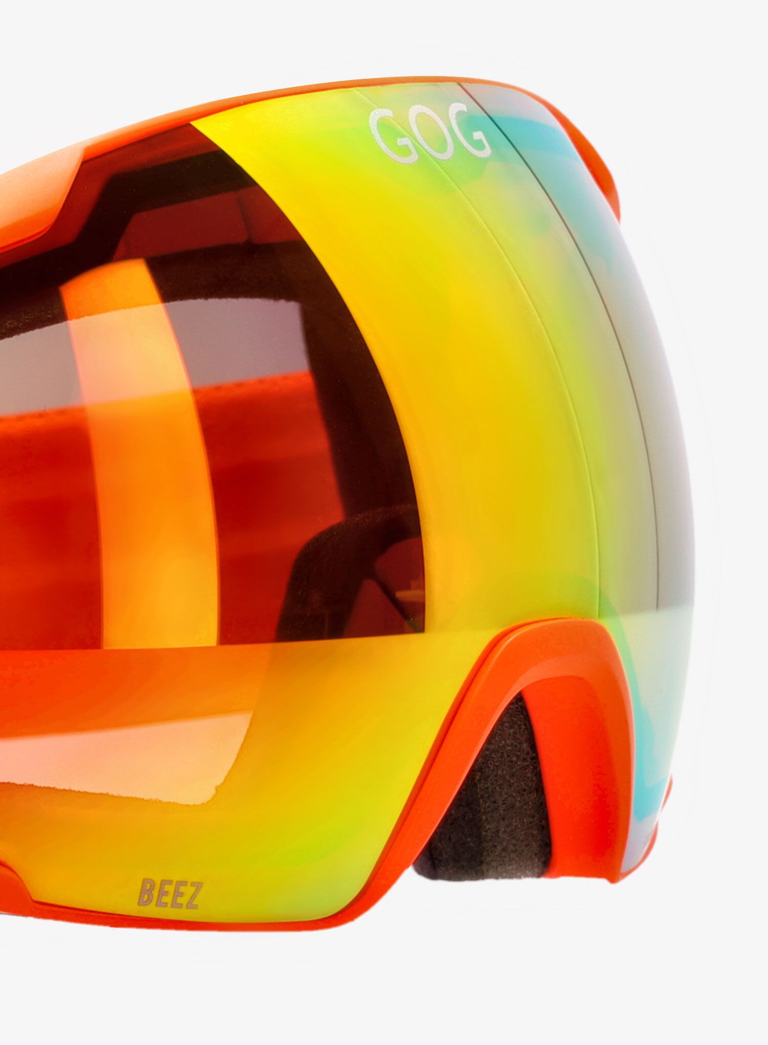 Smučarska očala GOG Beez - matt neon orange/poly.red