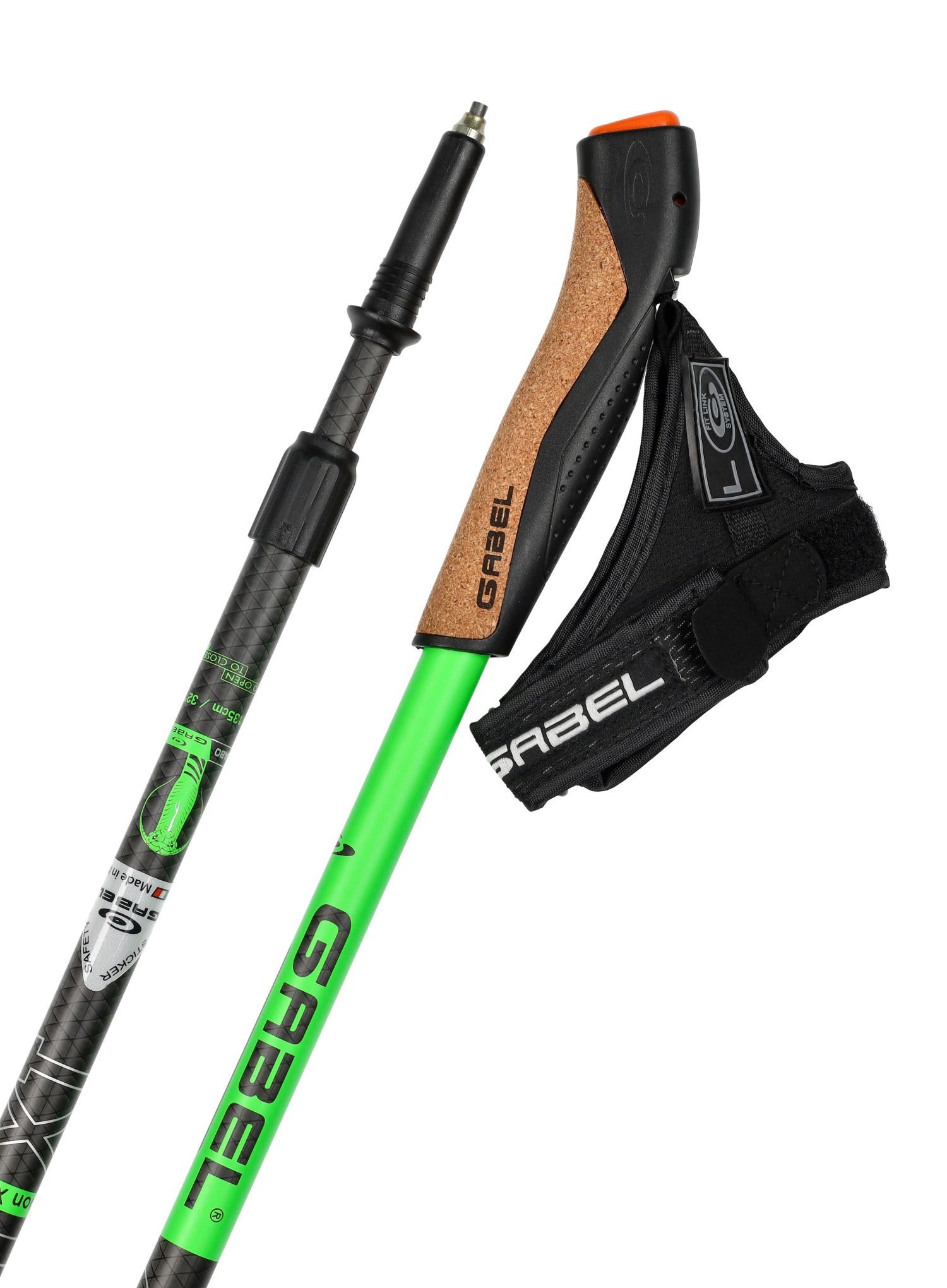 Palice za nordijsko hojo Gabel Carbon XT 2S-80 - A.I.