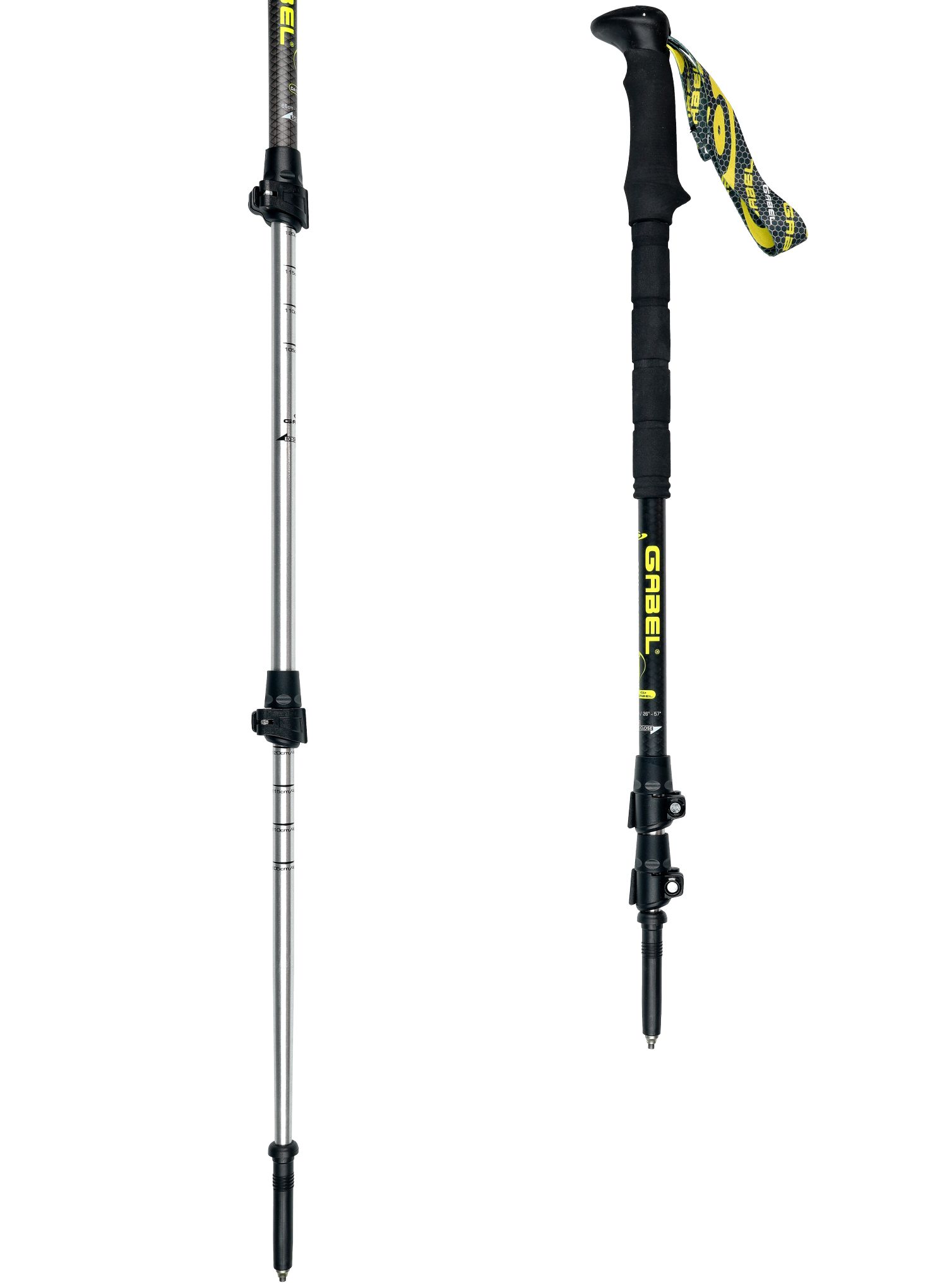 Pohodniške palice Gabel Multigrip Carbon FL EF