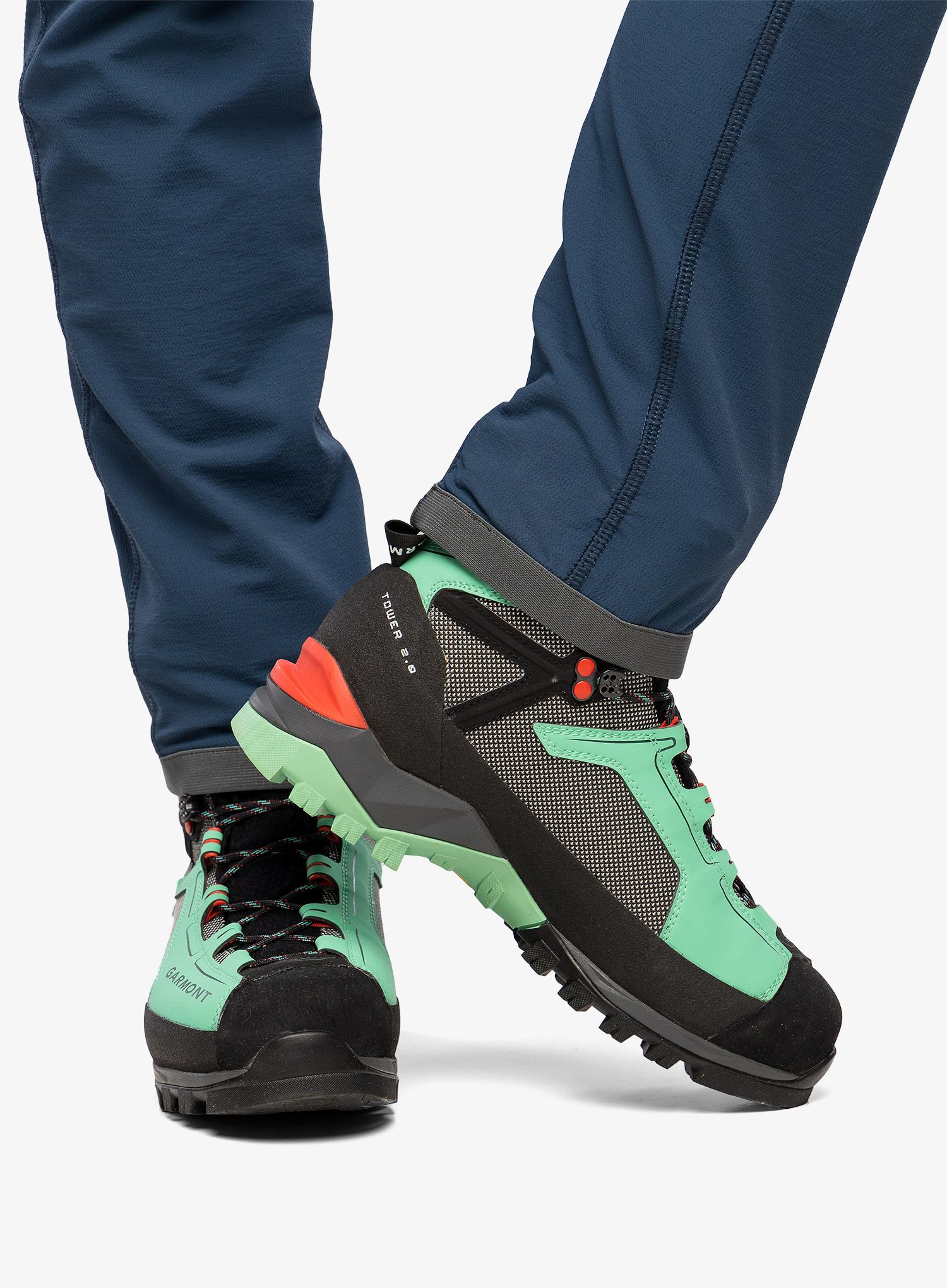 Ženski planinski čevlji Garmont Tower 2.0 GTX - green/black