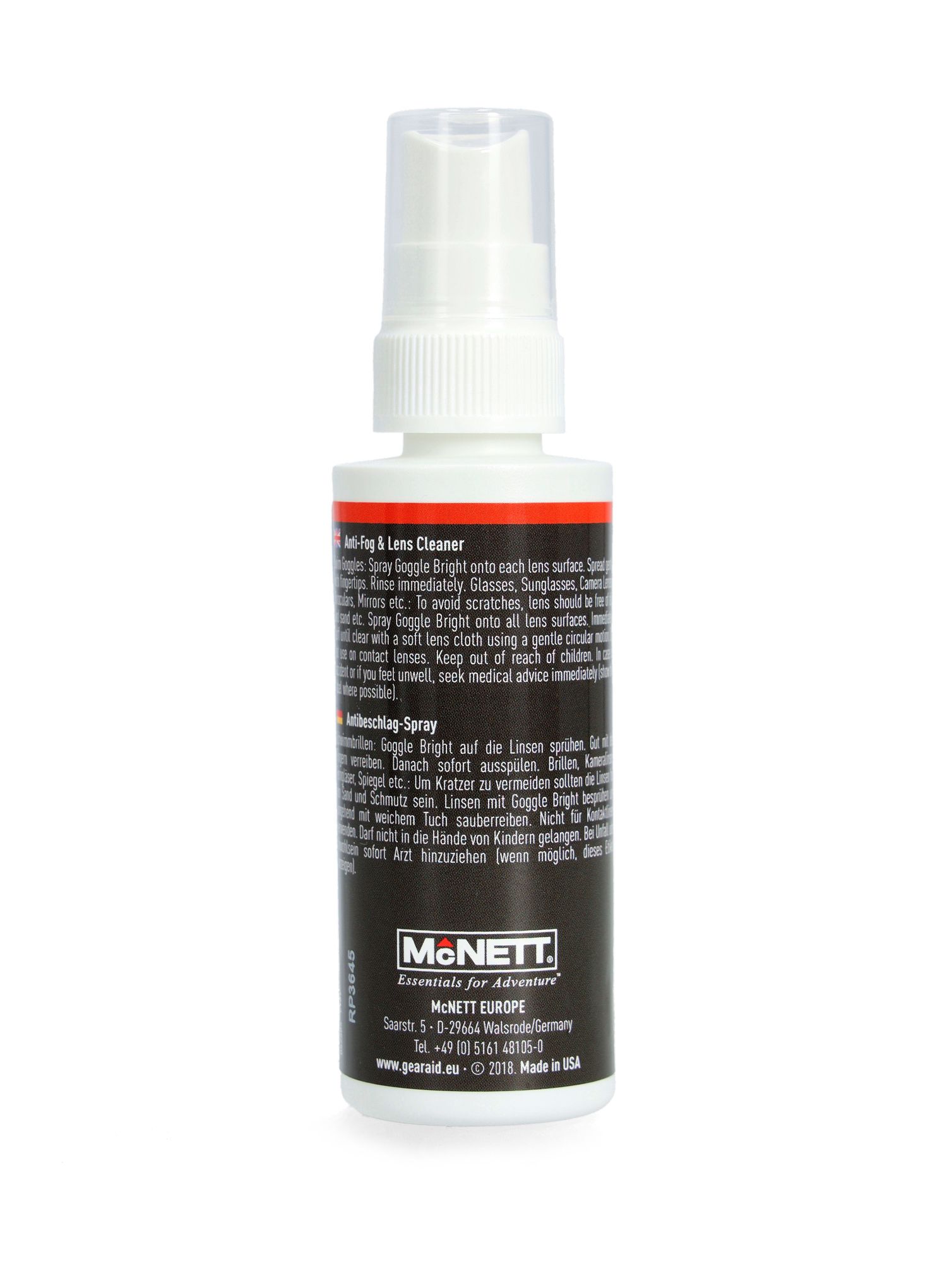 Razpršilo Gear Aid Anti-Fog Cleaner