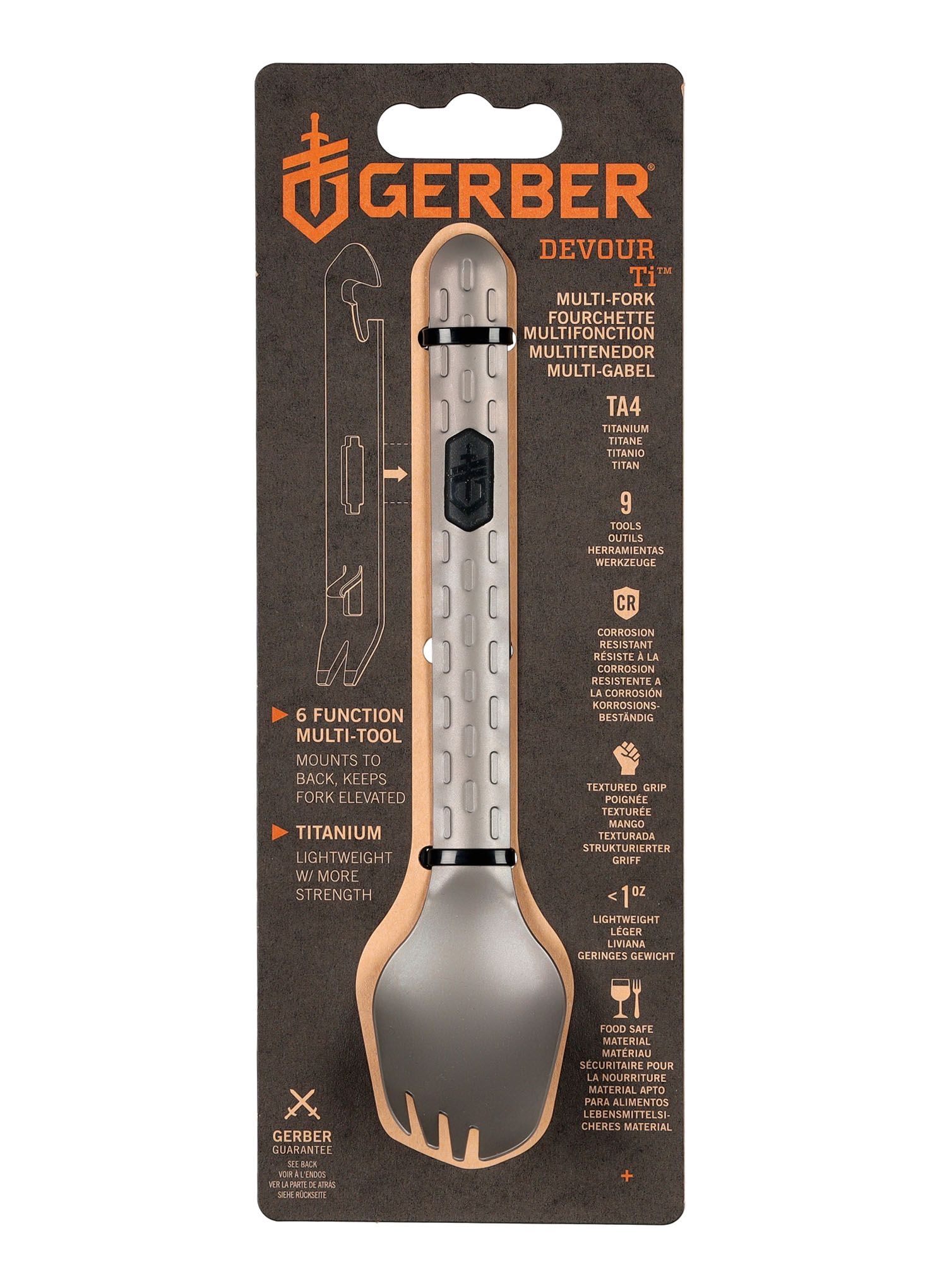 Žvilica Gerber Devour - titanium