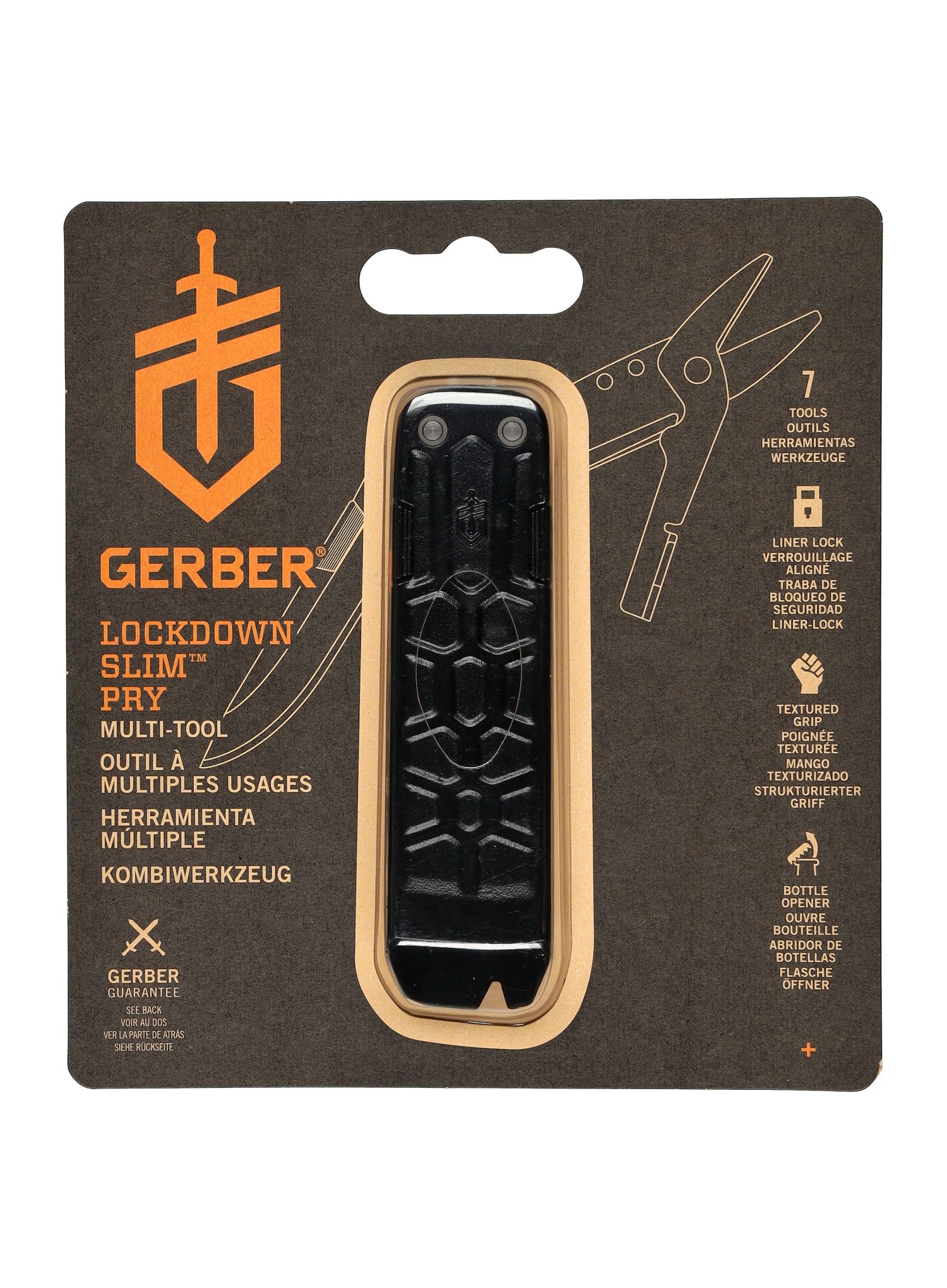 Orodje Gerber Lockdown Slim Pry - onyx