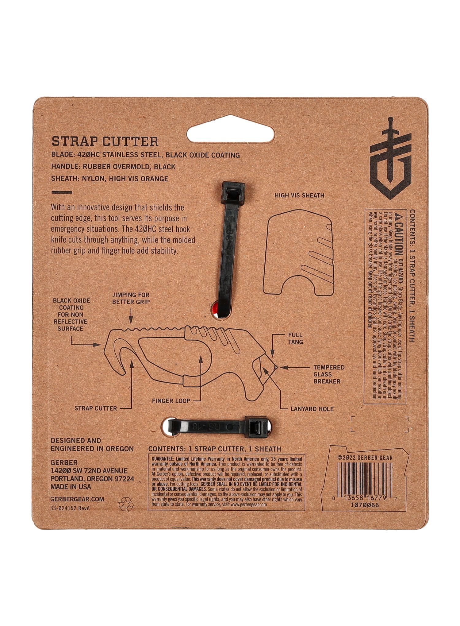 Orodje Gerber Strap Cutter 2.0