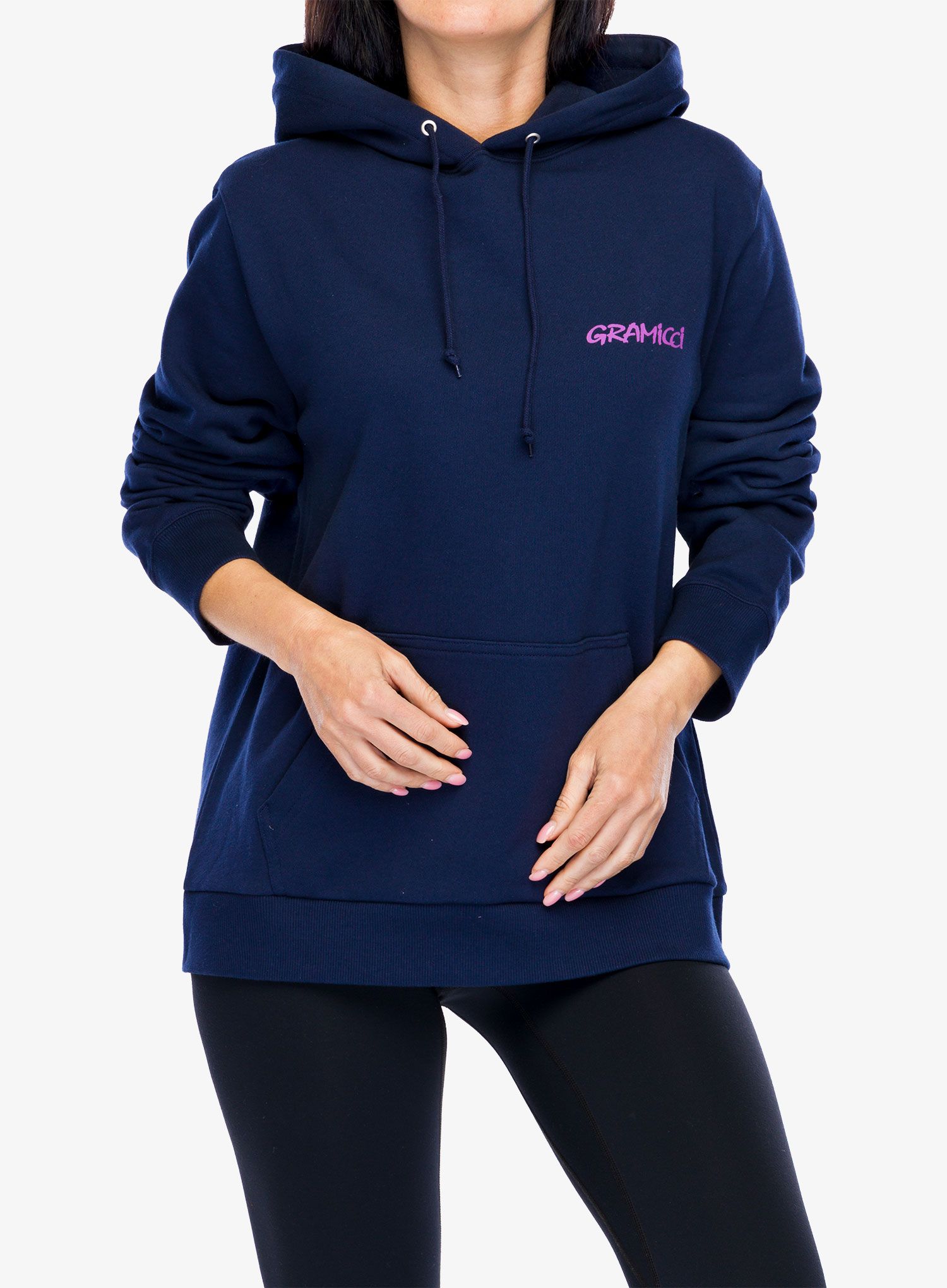 Jopica s kapuco Gramicci Carabiner Hooded Sweatshirt - navy