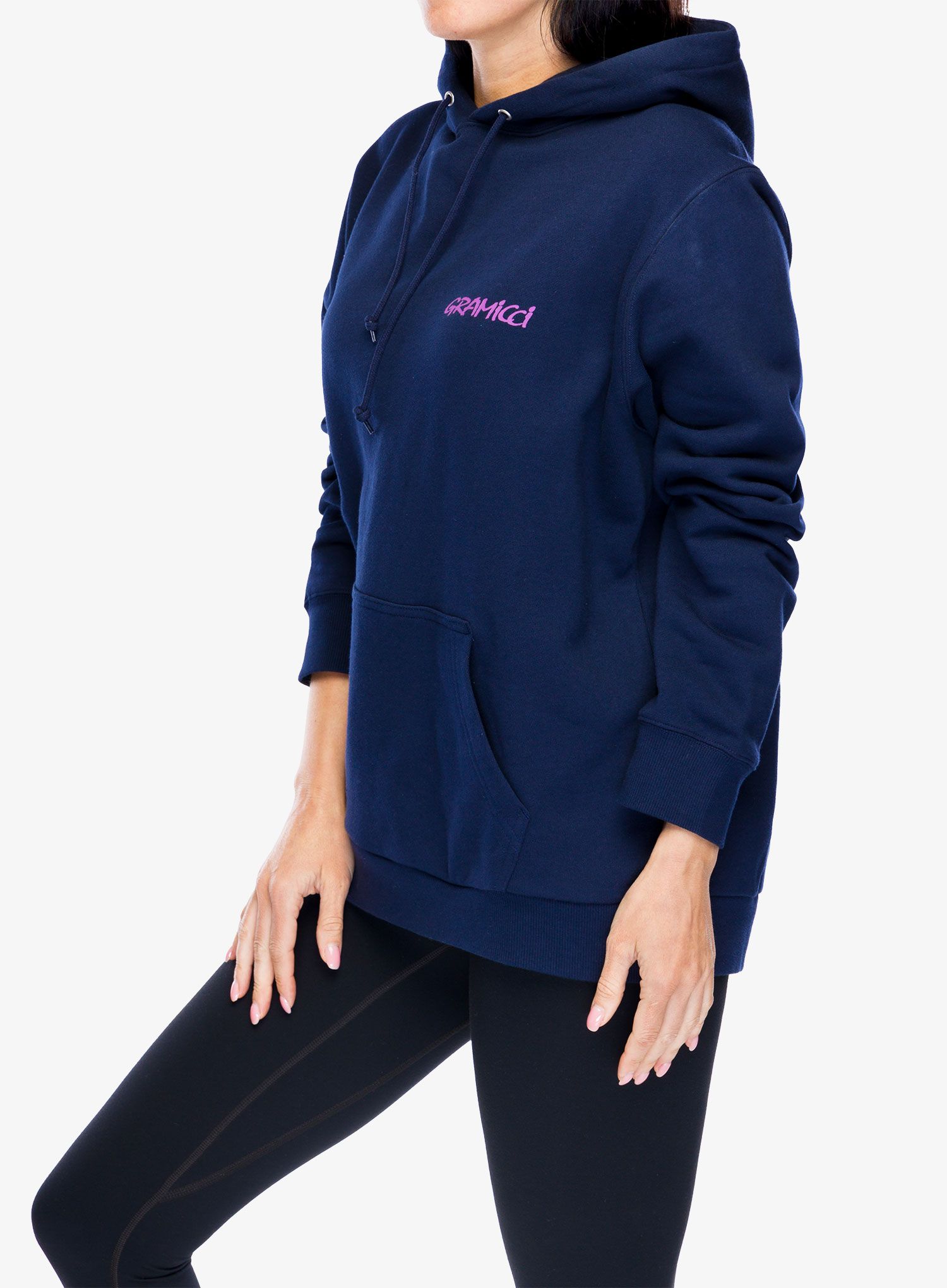 Jopica s kapuco Gramicci Carabiner Hooded Sweatshirt - navy