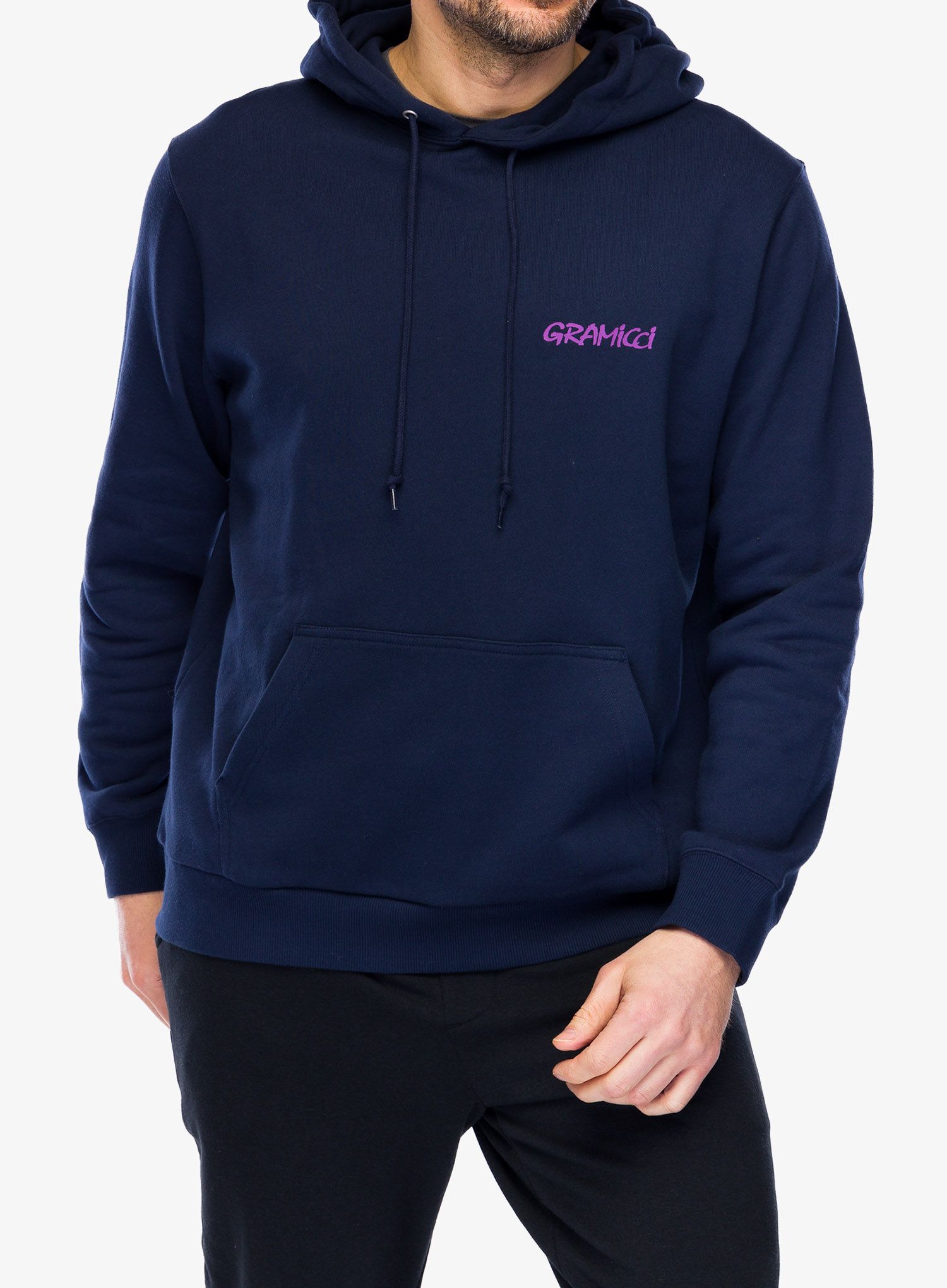 Jopica s kapuco Gramicci Carabiner Hooded Sweatshirt - navy