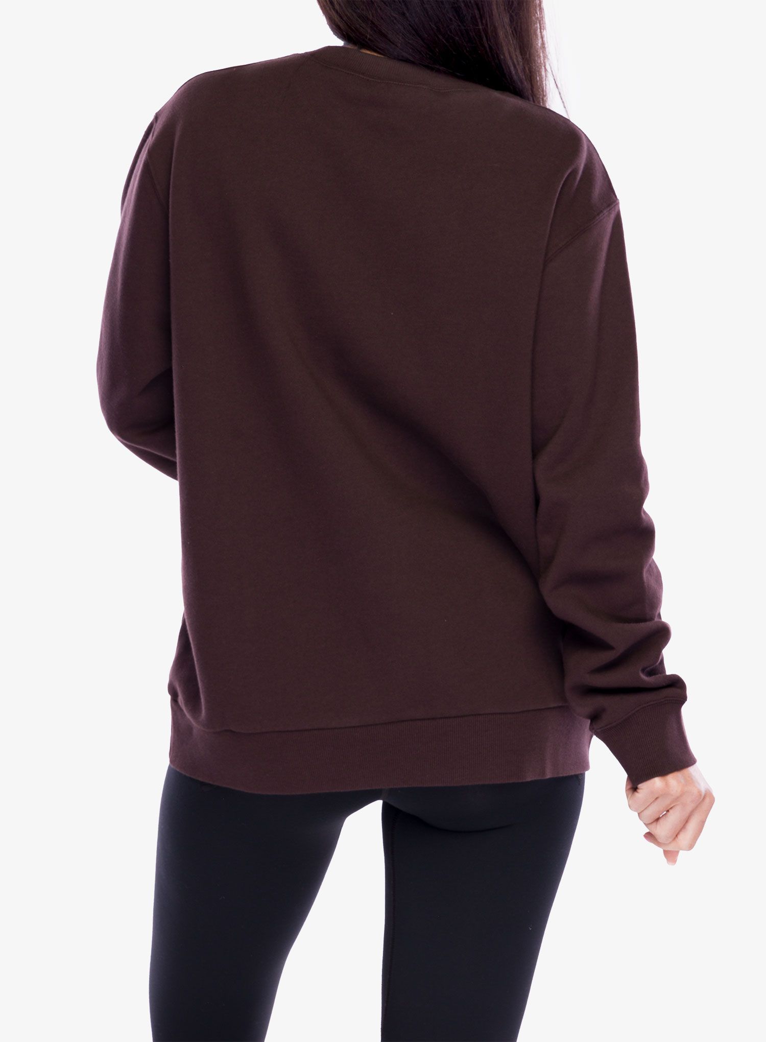 Puloverji brez kapuce Gramicci I Climb Stuff Sweatshirt - deep brown