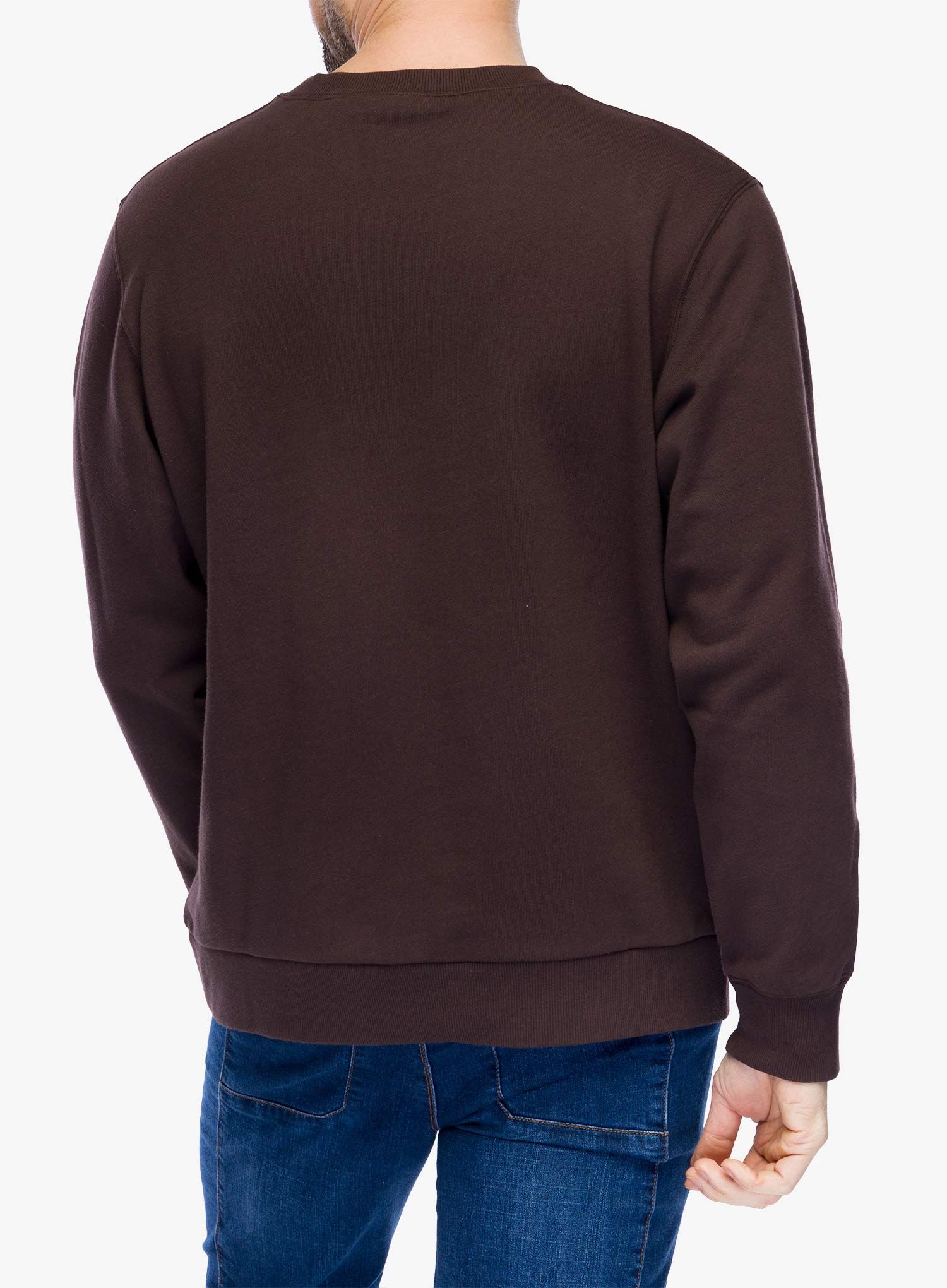 Puloverji brez kapuce Gramicci I Climb Stuff Sweatshirt - deep brown