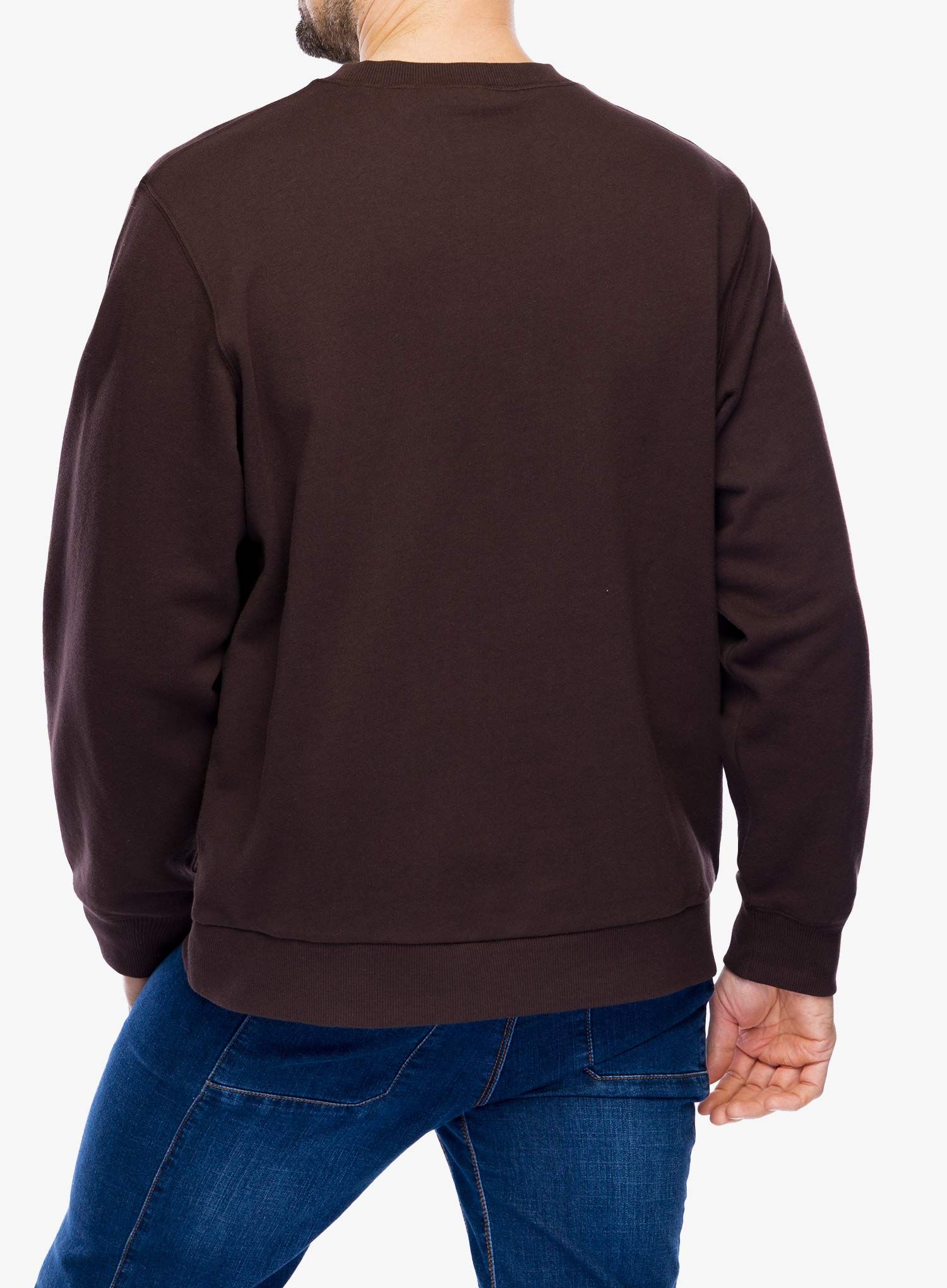 Puloverji brez kapuce Gramicci I Climb Stuff Sweatshirt - deep brown