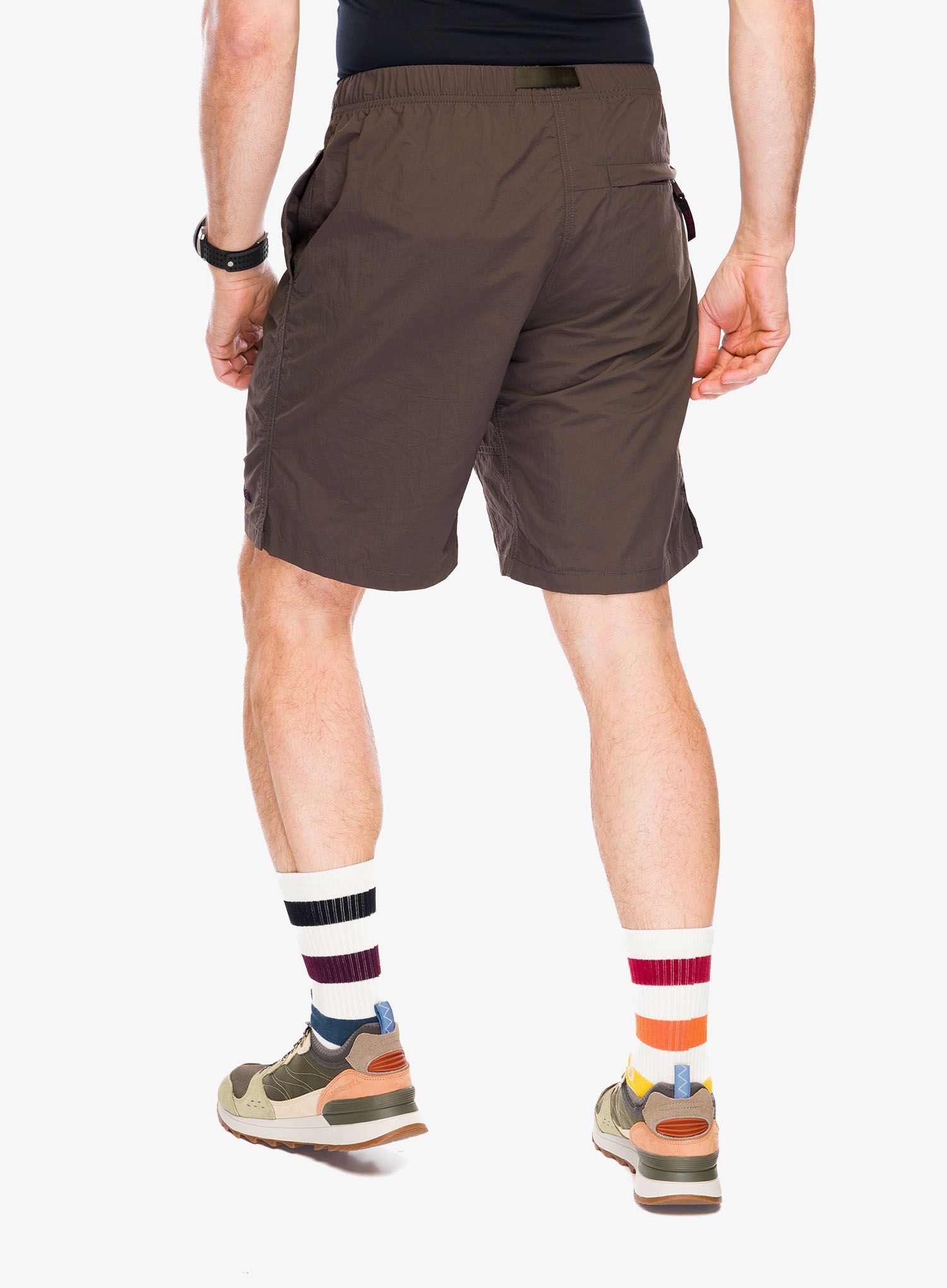 Moške kratke hlače Gramicci Nylon Packable G-Short - dark brown