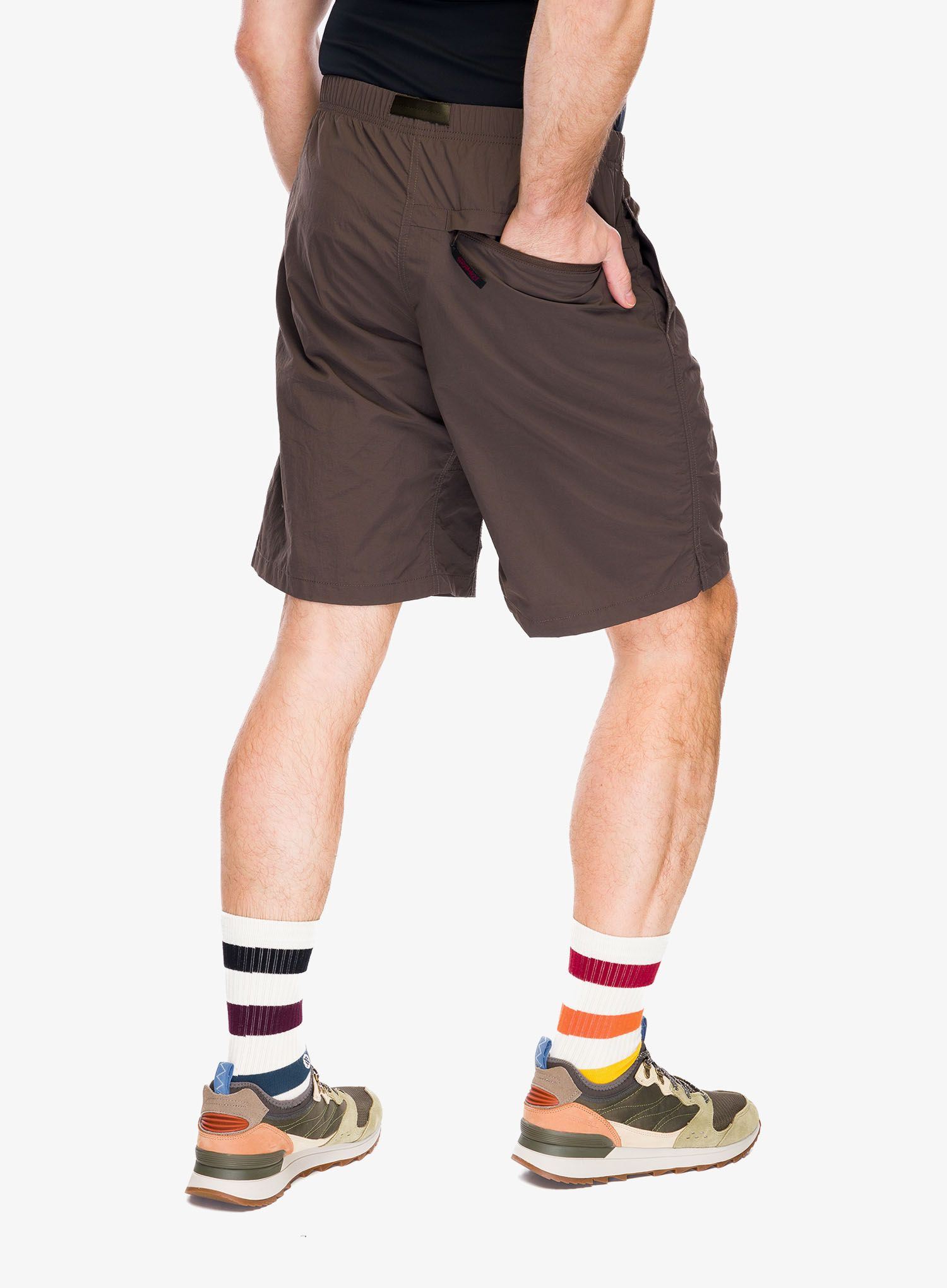 Moške kratke hlače Gramicci Nylon Packable G-Short - dark brown