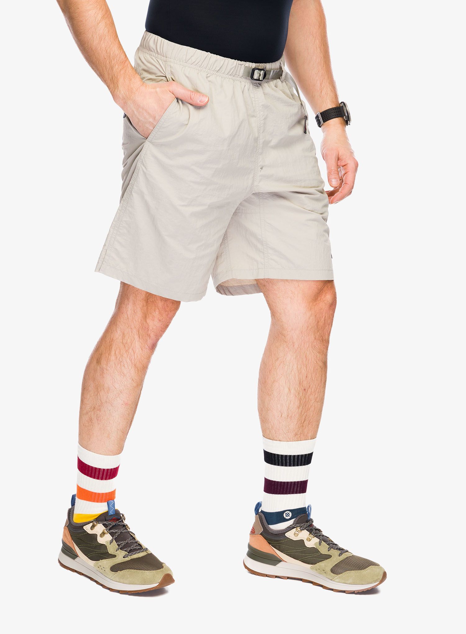 Moške kratke hlače Gramicci Nylon Packable G-Short - sand