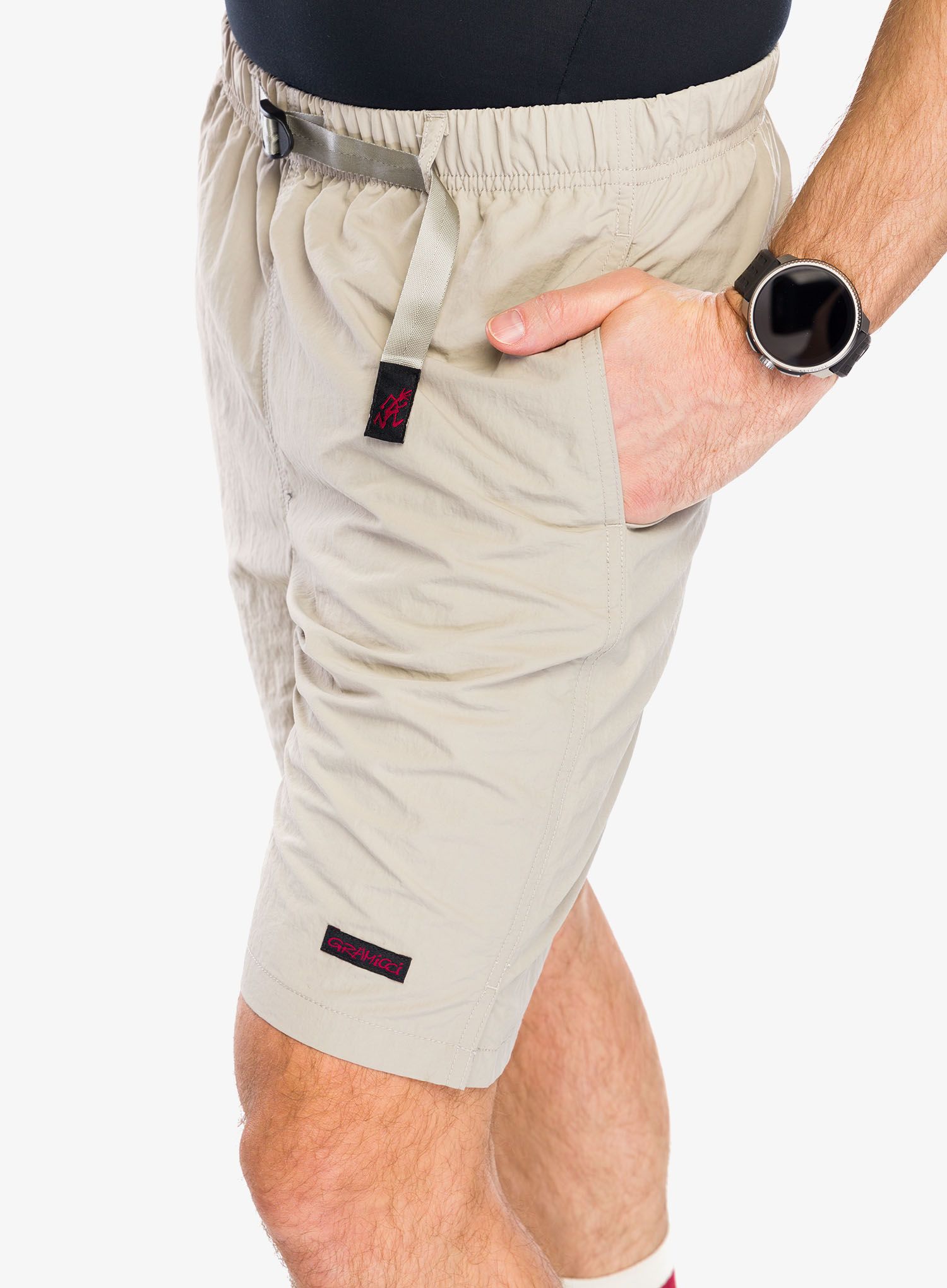 Moške kratke hlače Gramicci Nylon Packable G-Short - sand