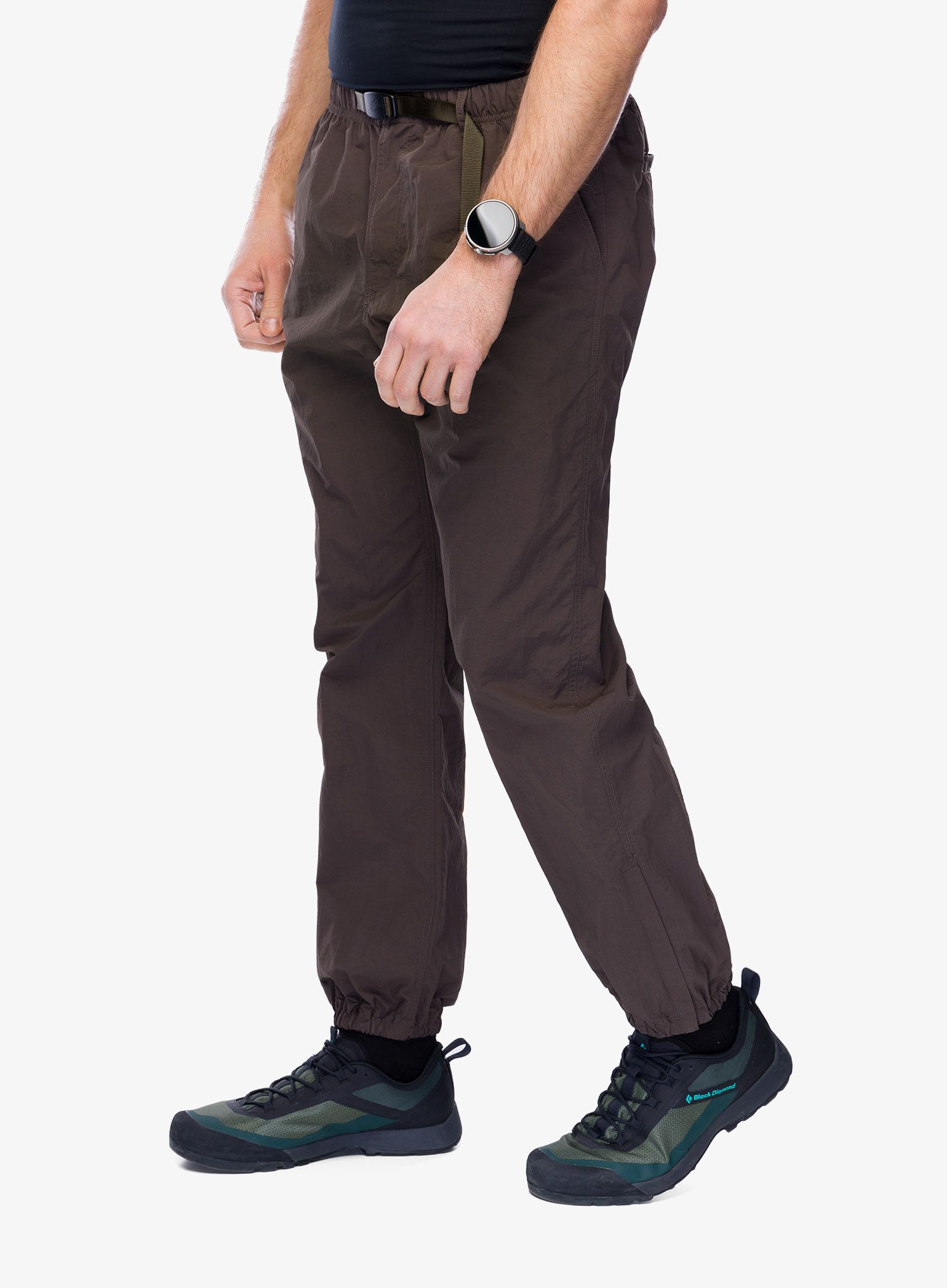 Pohodniške hlače Gramicci Nylon Track Pant - dark brown