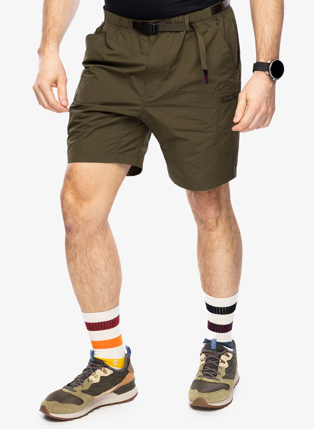 Moške kratke hlače Gramicci Nylon Utility Short - deep olive