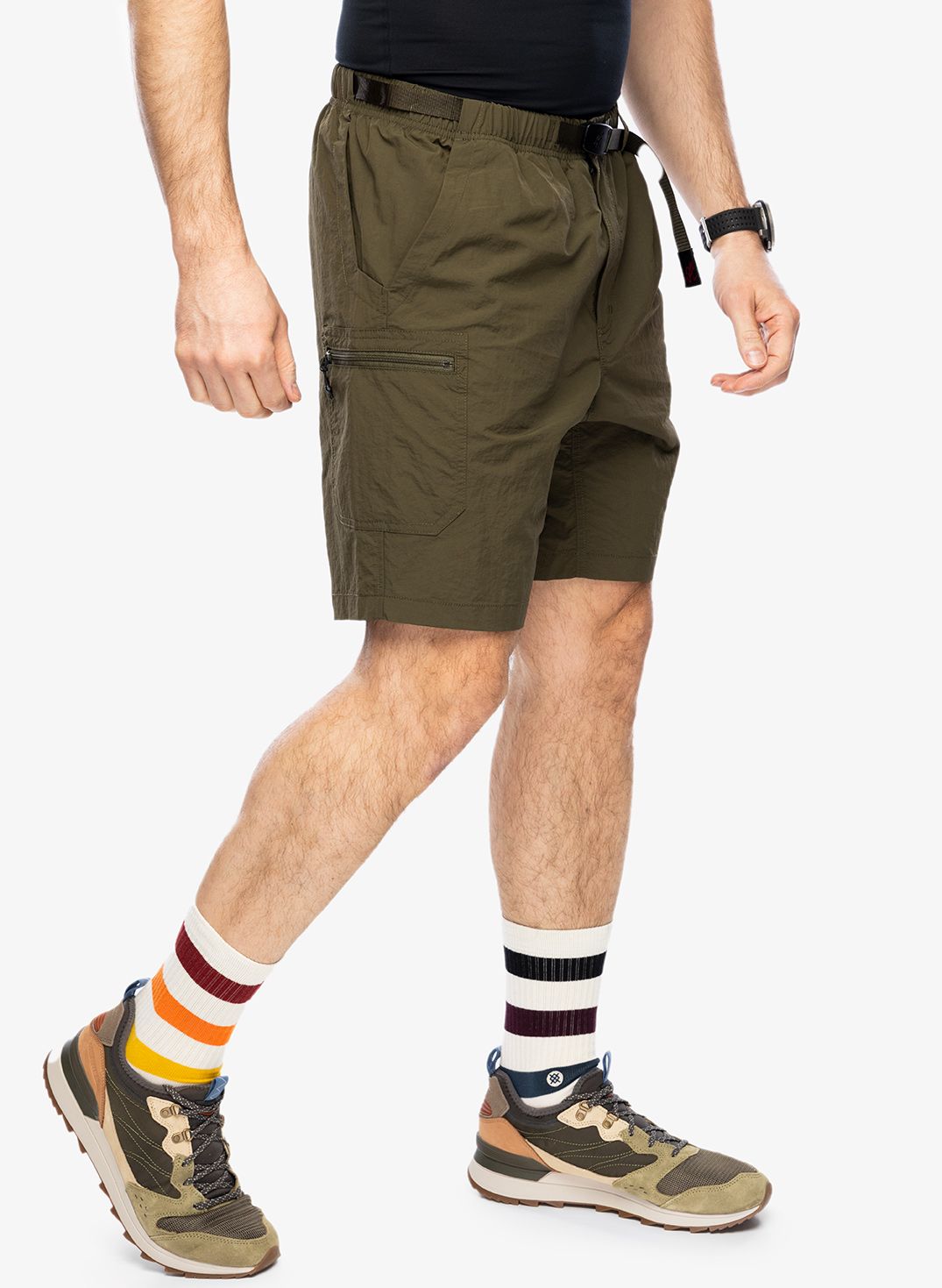 Moške kratke hlače Gramicci Nylon Utility Short - deep olive