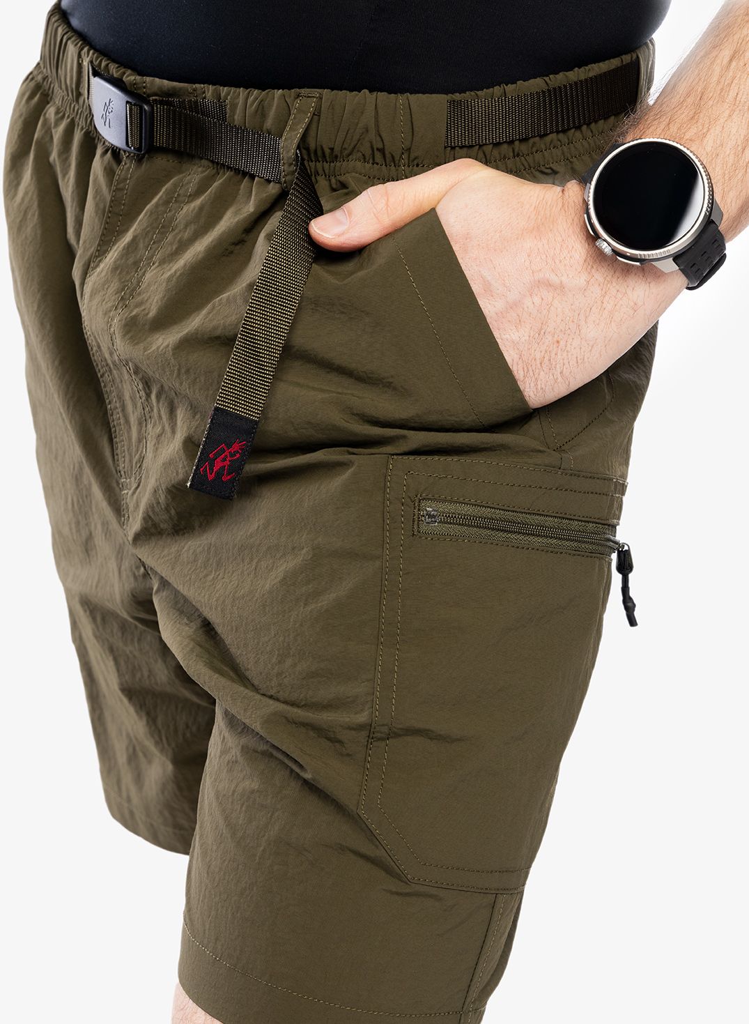 Moške kratke hlače Gramicci Nylon Utility Short - deep olive