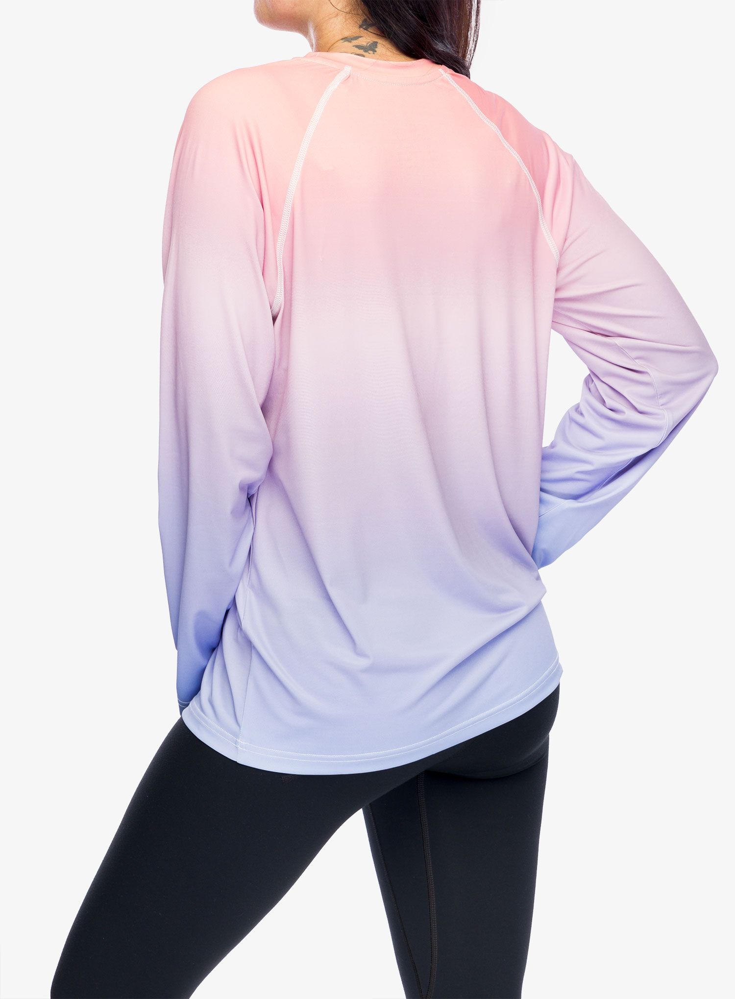 Majica z dolgimi rokavi Gramicci Upf-Shield Long Sleeve Top - gradation blue