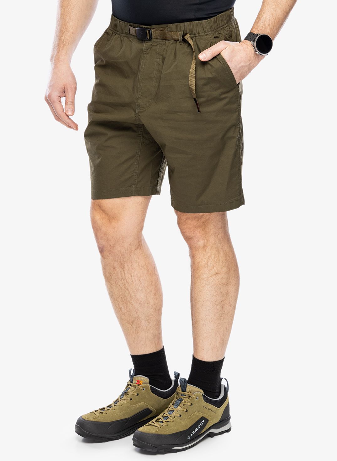 Pohodniške kratke hlače Gramicci Weather Trek Short - olive