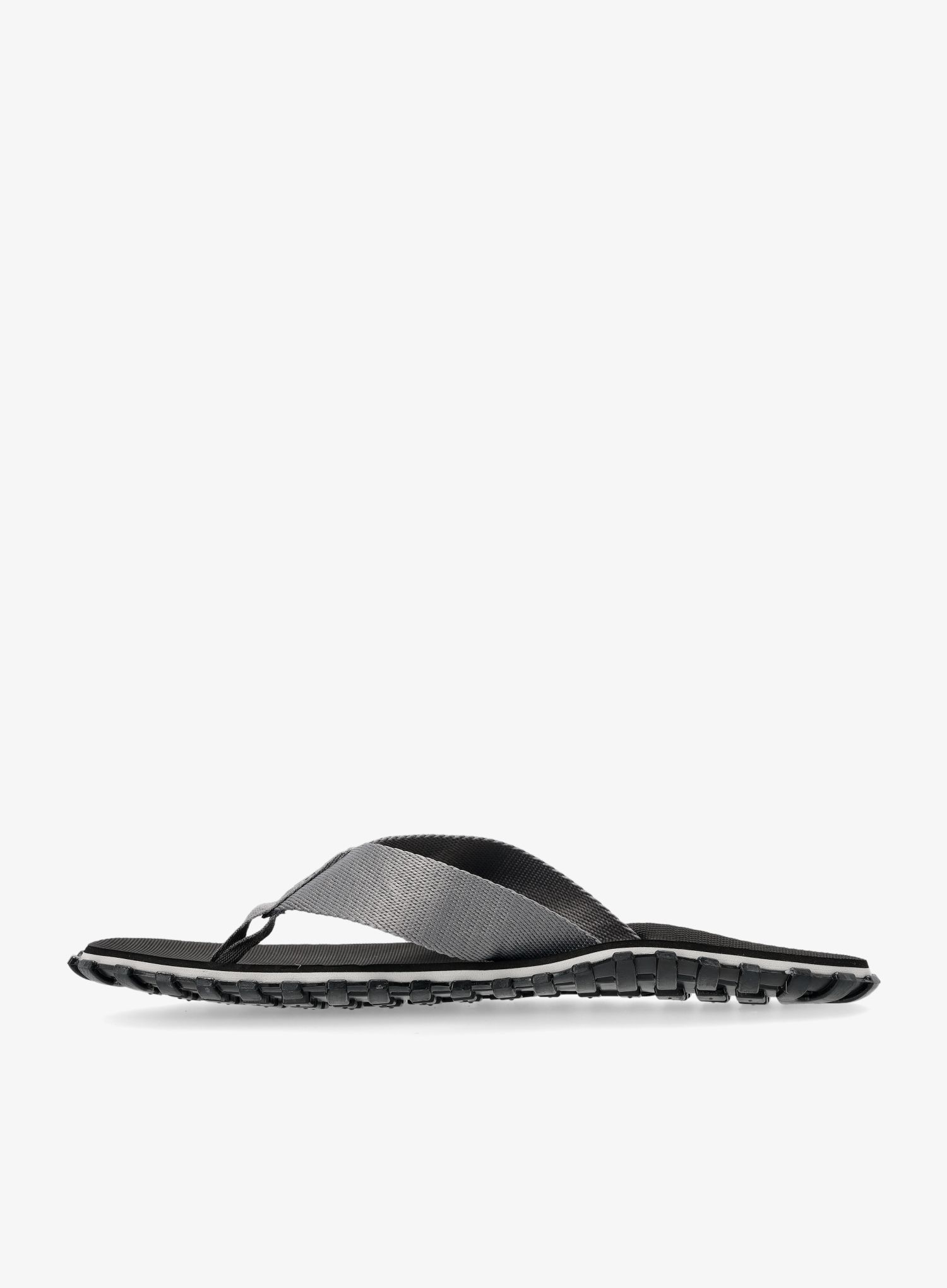Japonke Gumbies Duckbill Flip-Flops - black/grey/black