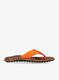 Japonke Gumbies Duckbill Flip-Flops - brown/orange