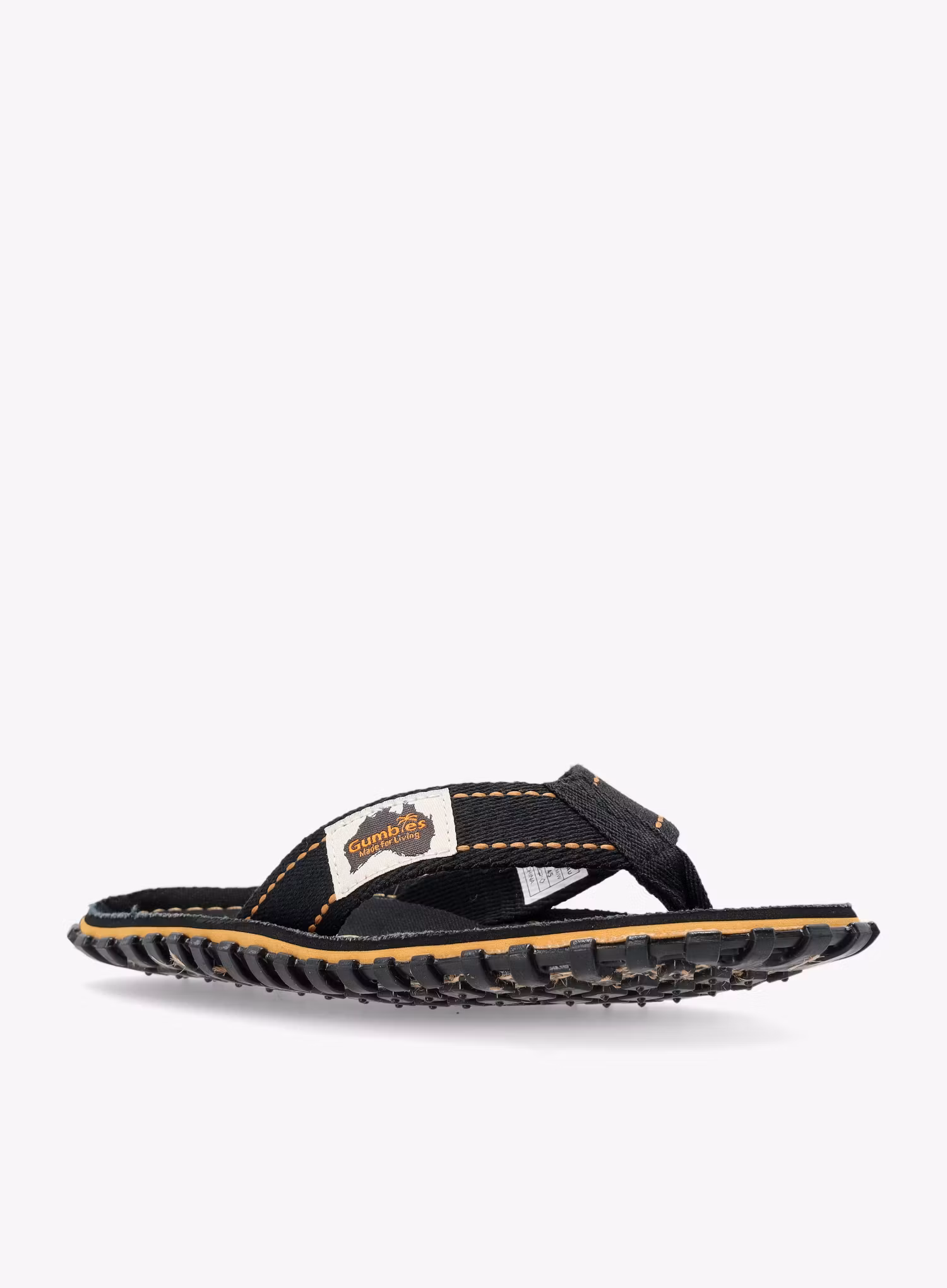 Japonke Gumbies Islander Canvas Flip-Flops - classic black