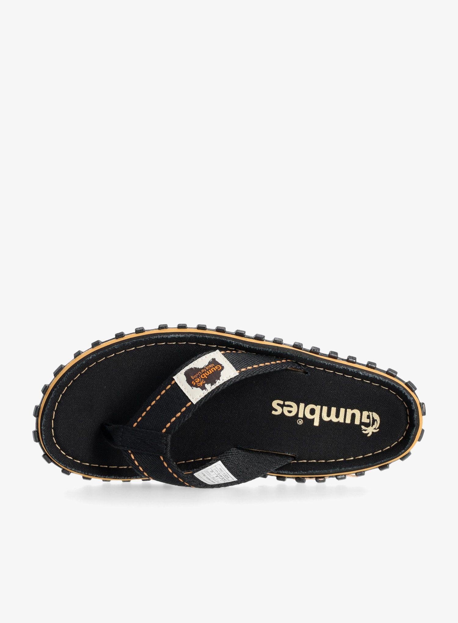 Japonke Gumbies Islander Canvas Flip-Flops - classic black