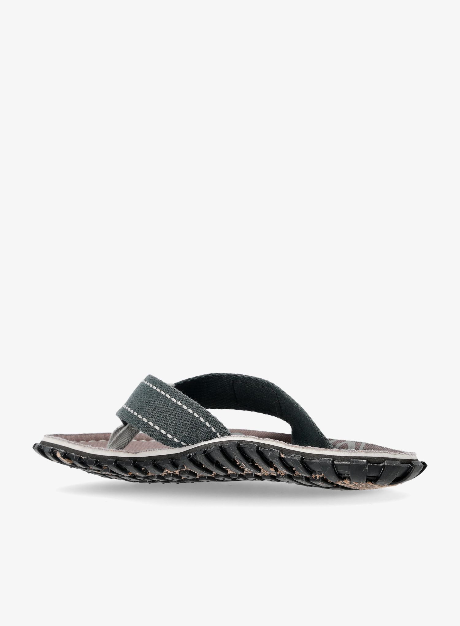 Japonke Gumbies Islander Canvas Flip-Flops - cool grey/grey