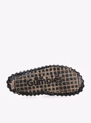 Japonke Gumbies Islander Canvas Flip-Flops - midnight black