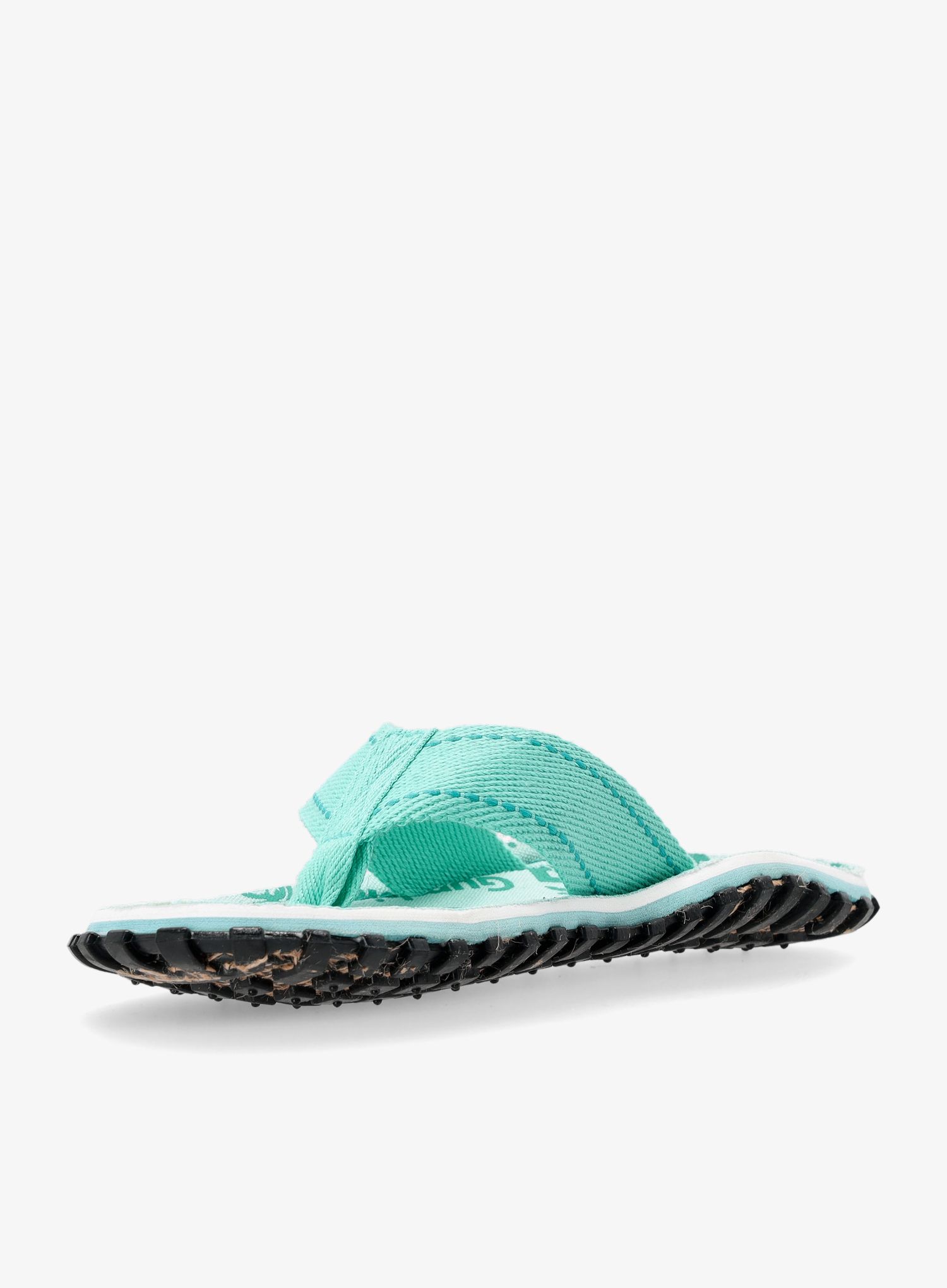 Ženske japonke Gumbies Islander Canvas Flip-Flops - mint multi logo
