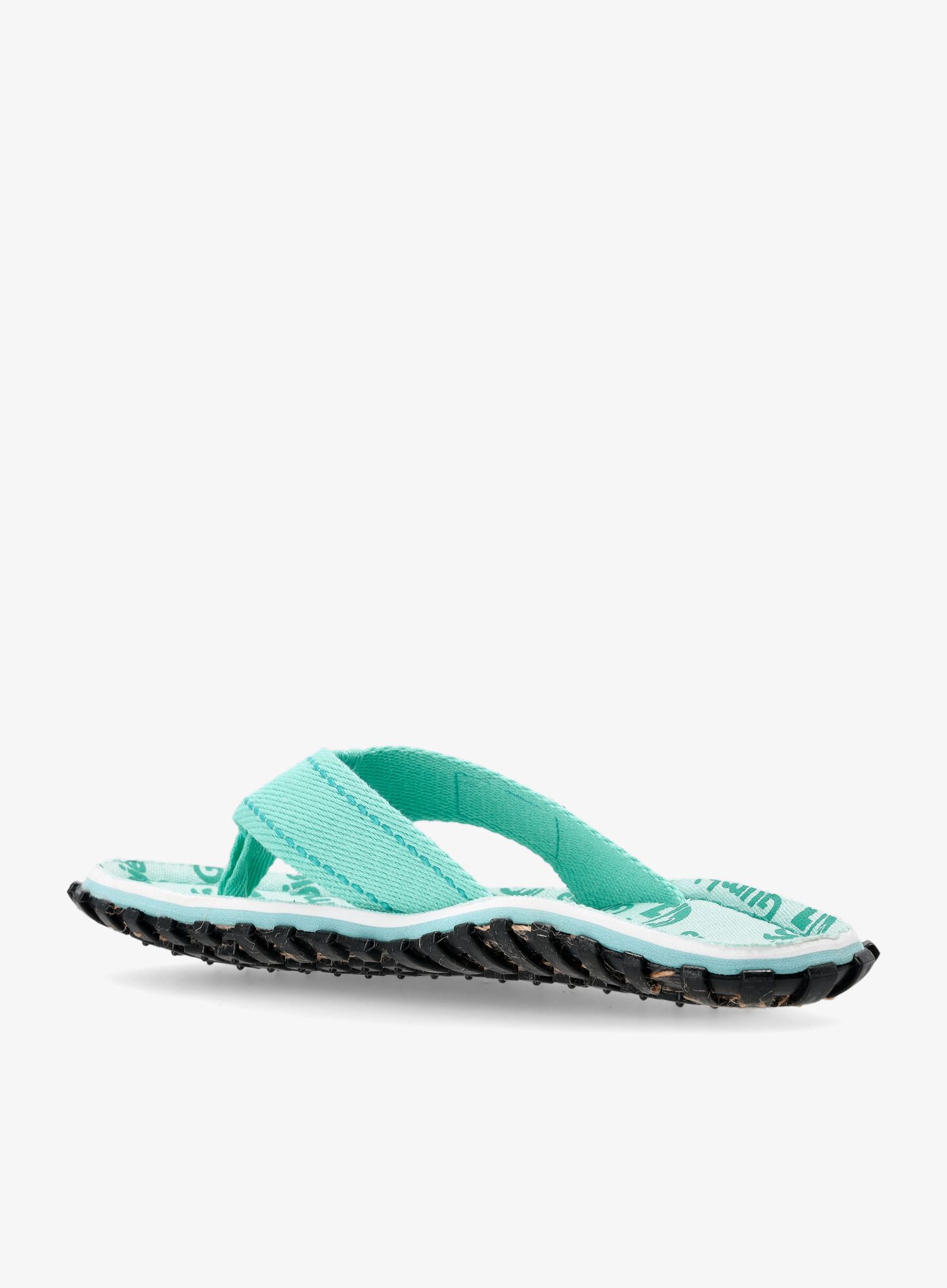 Ženske japonke Gumbies Islander Canvas Flip-Flops - mint multi logo