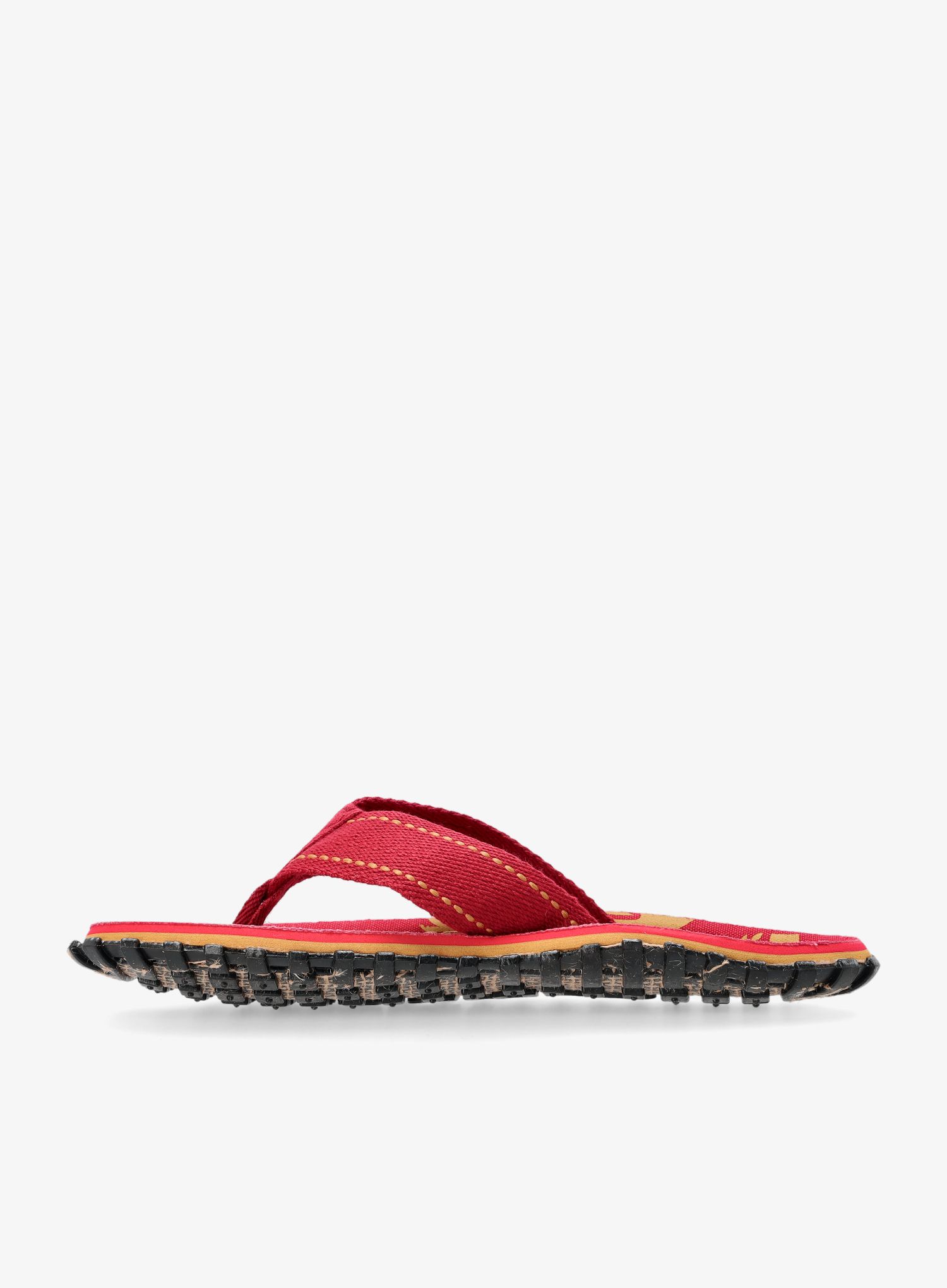 Japonke Gumbies Islander Canvas Flip-Flops - red mutli g