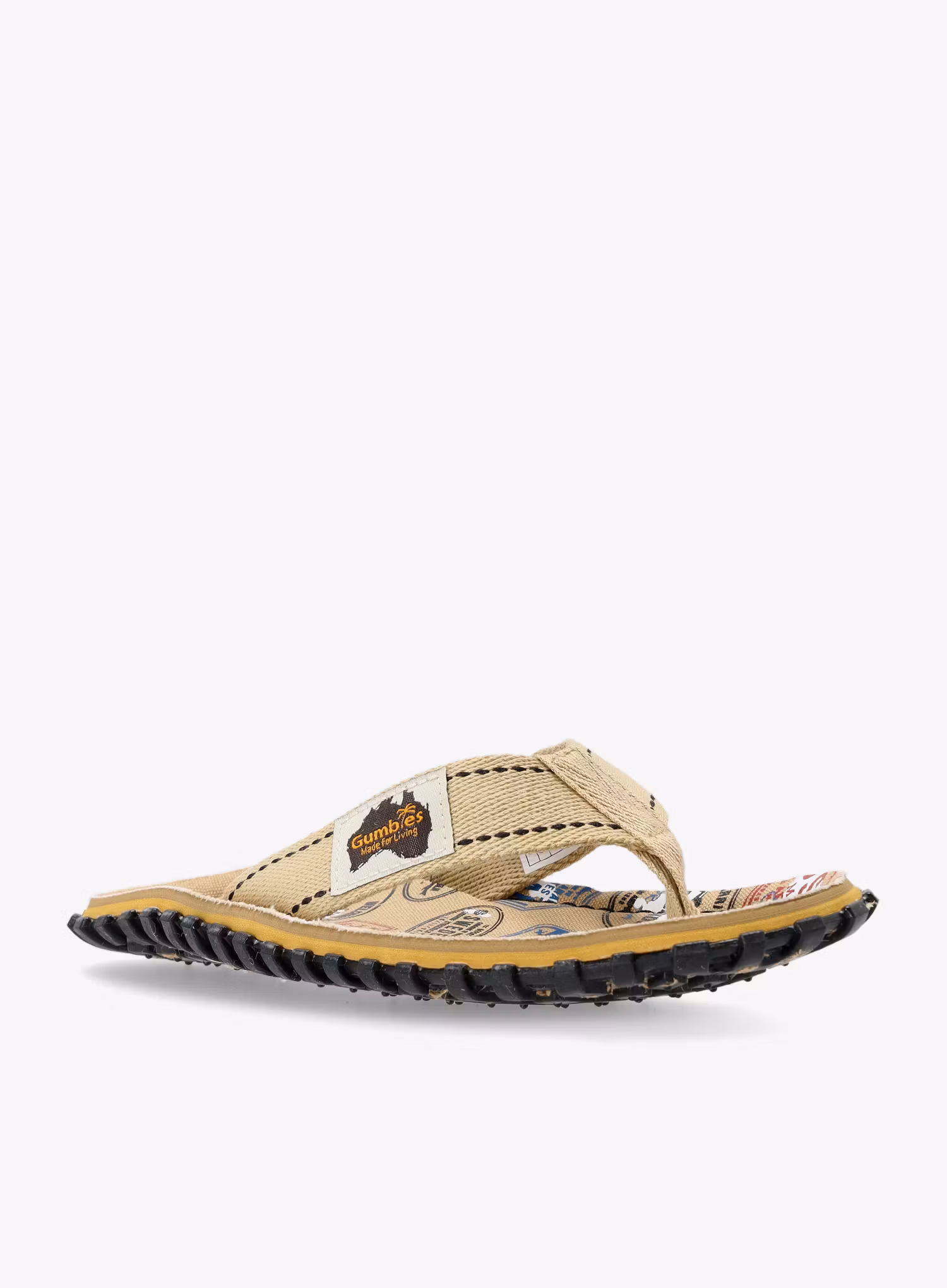 Japonke Gumbies Islander Canvas Flip-Flops - traveller