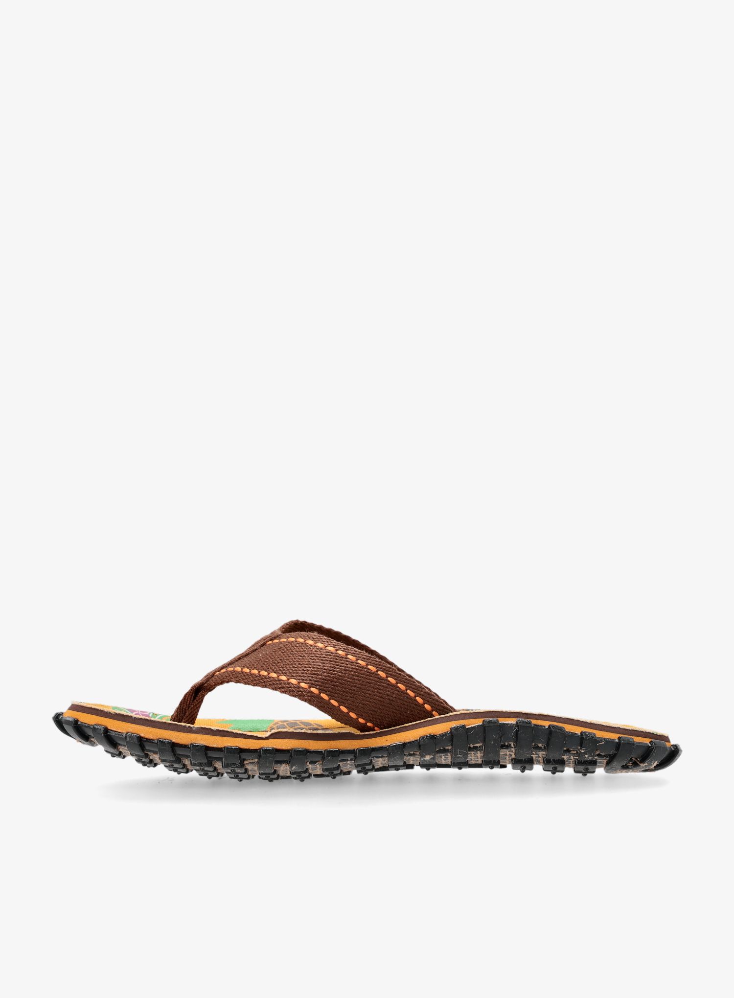 Japonke Gumbies Islander Canvas Flip-Flops - tropical punch