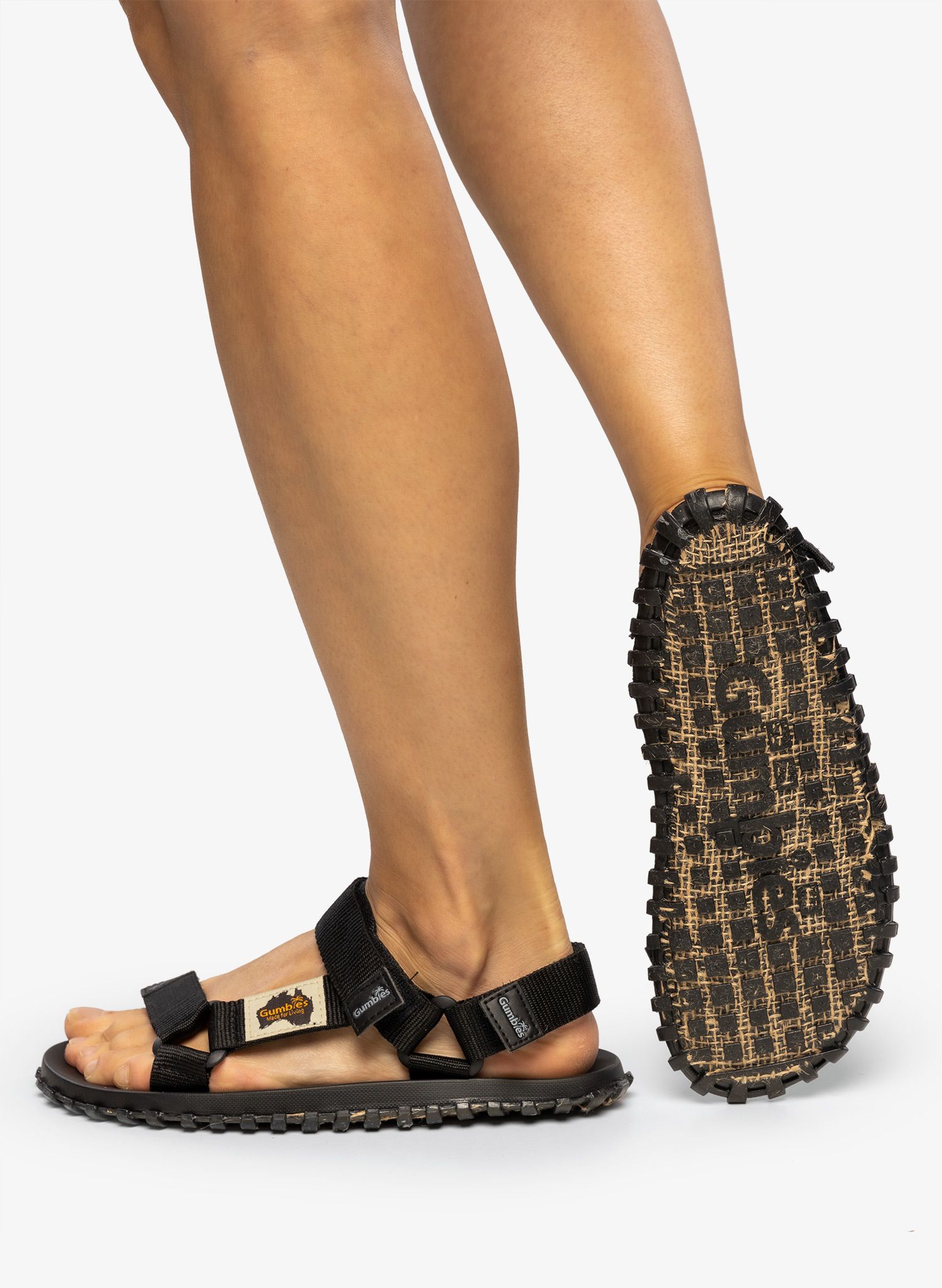 Ženski sandali Gumbies Scrambler Sandals - black/black