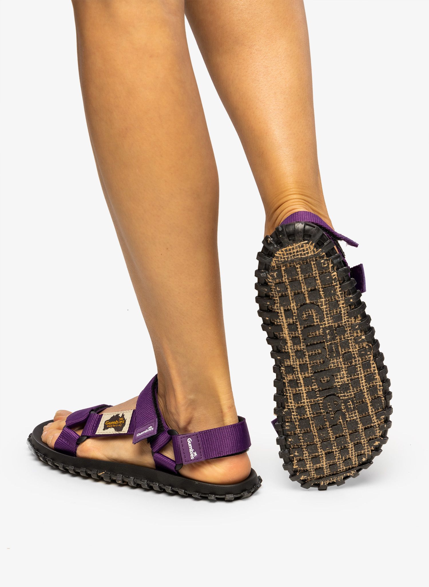Ženski sandali Gumbies Scrambler Sandals - purple/purple