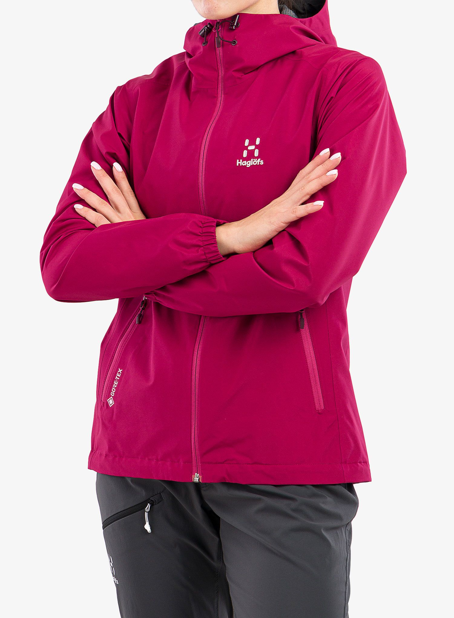 Ženske GORE-TEX jakna Haglofs Betula GTX Jacket - deep pink