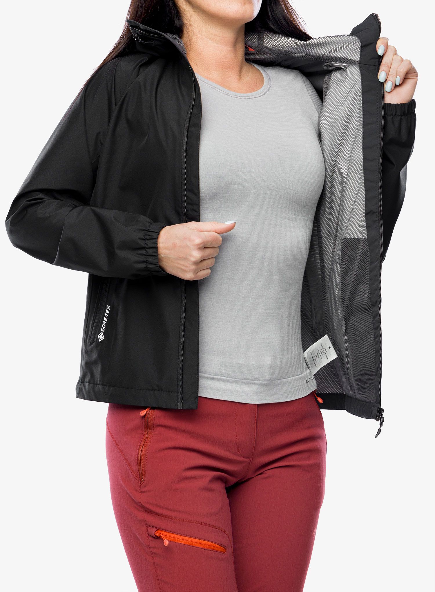 Ženske GORE-TEX jakna Haglofs Betula GTX Jacket - true black