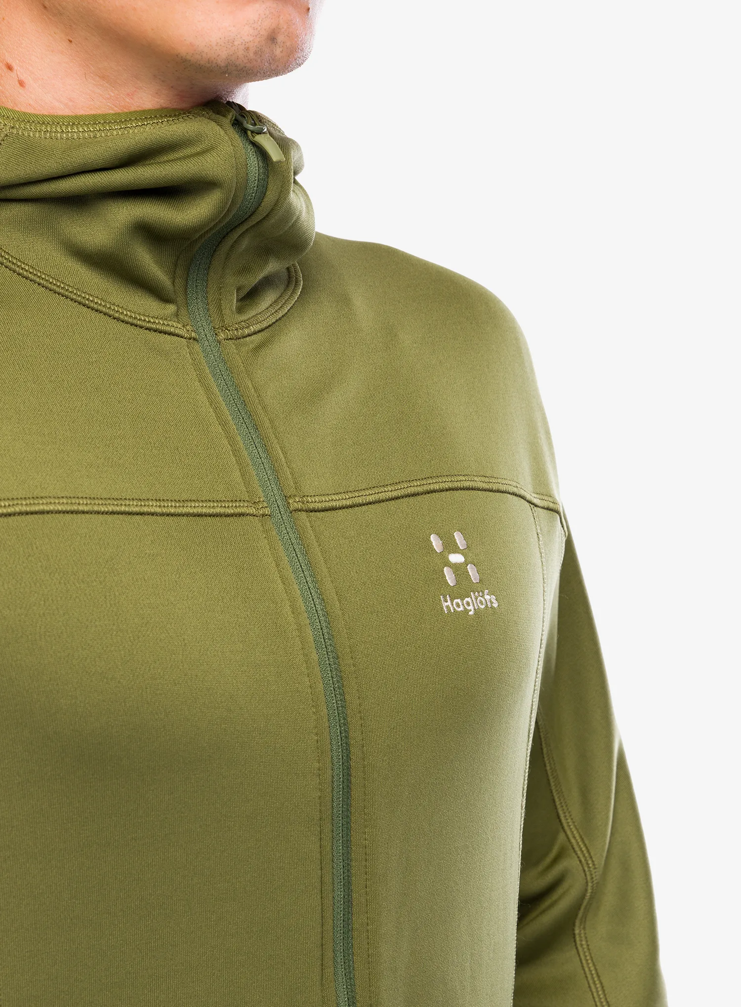 Flis Haglofs Betula Hood - olive green