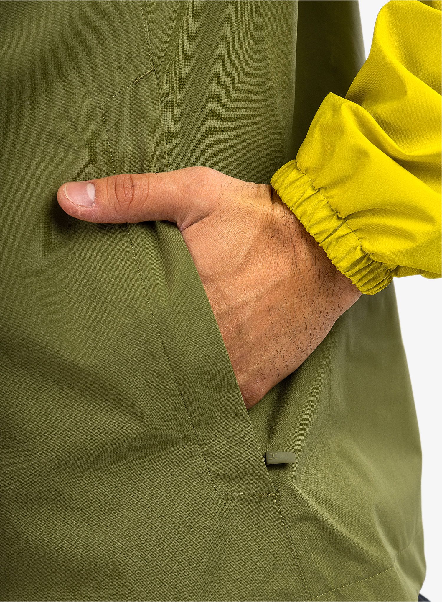 Nepremočljiva jakna Haglofs Buteo Jacket - olive green/aurora