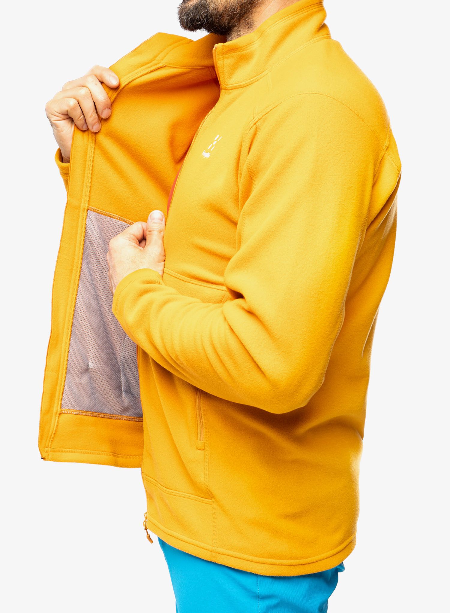 Flis Haglofs Buteo Mid Jacket - desert yellow