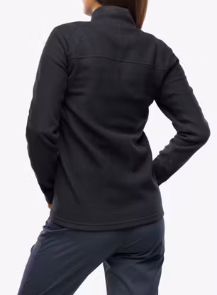 Ženski flis Haglofs Buteo Mid Jacket - true black