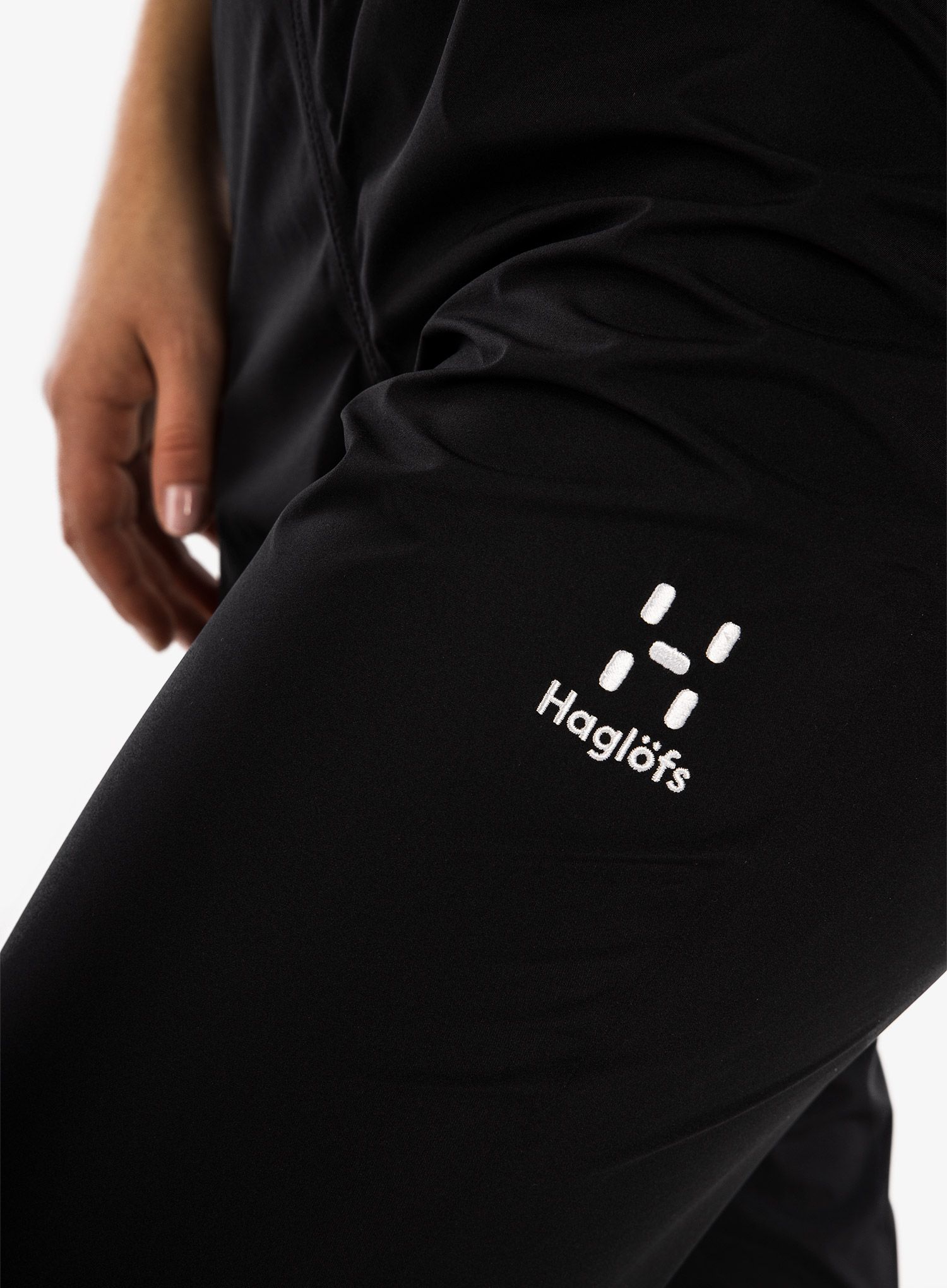 Ženske nepremočljive hlače Haglofs Buteo Pant - true black